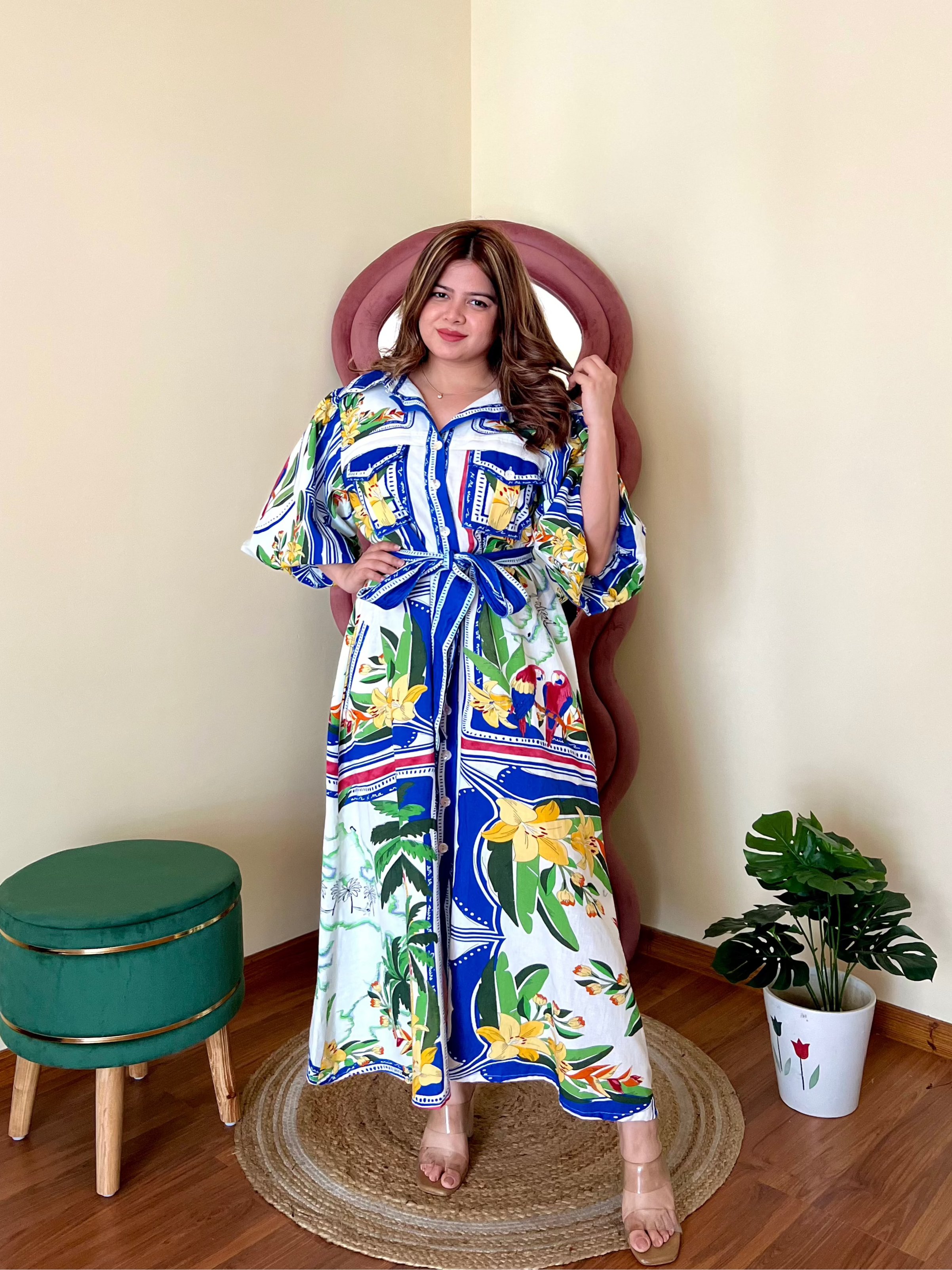 MACARENA PRINTED DRESS