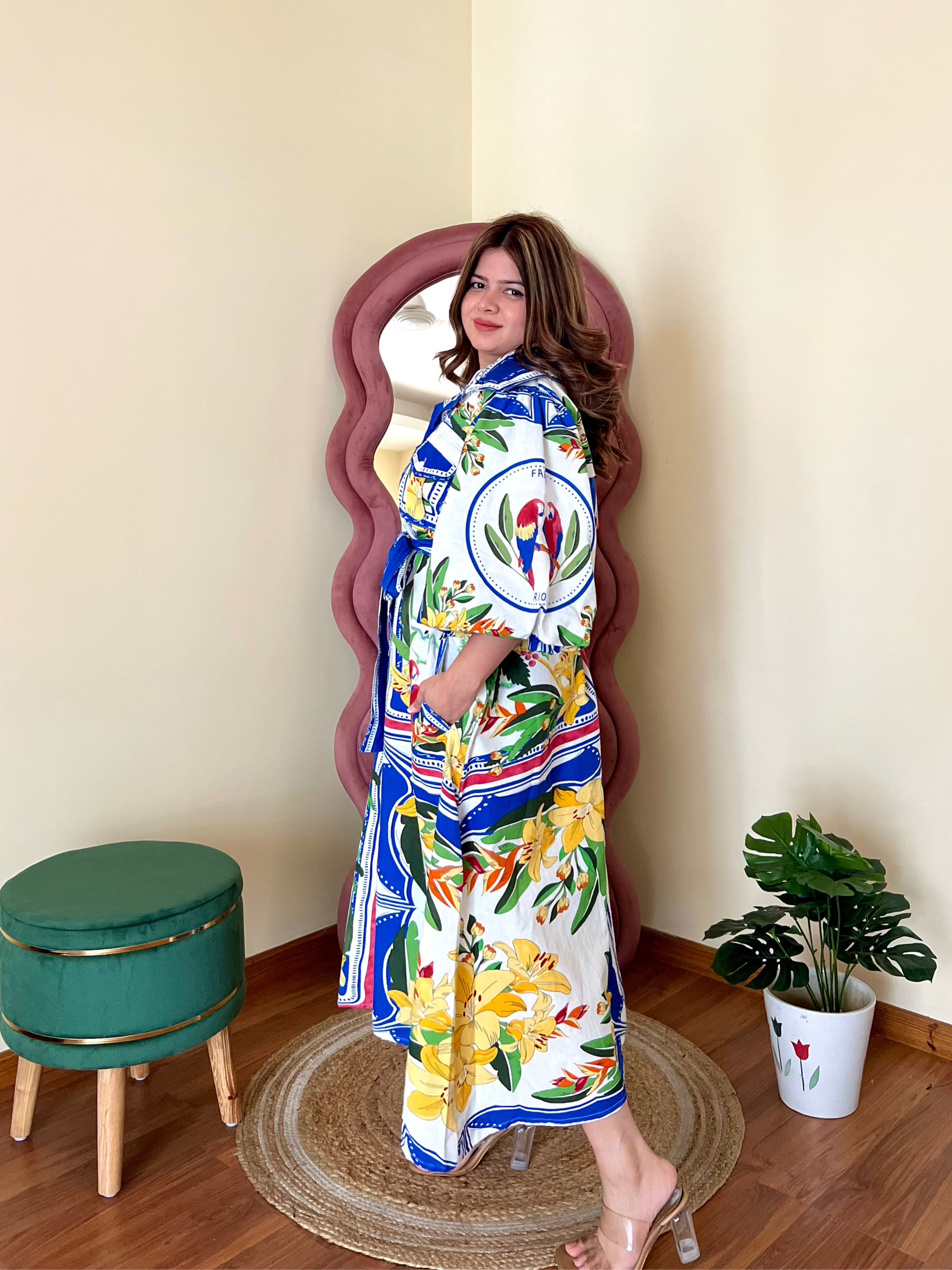 MACARENA PRINTED DRESS