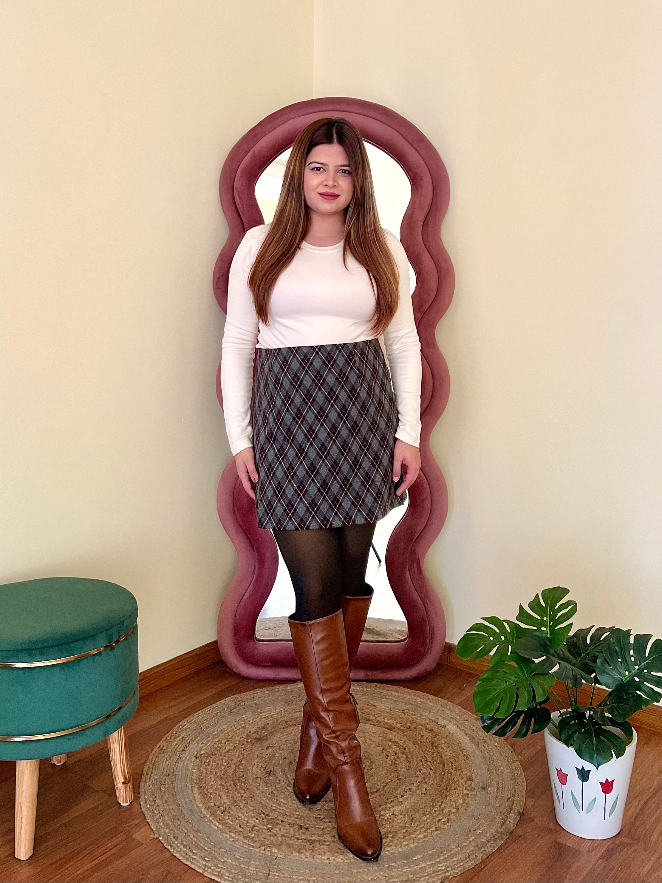 WILLY CHEQUERED SKIRT