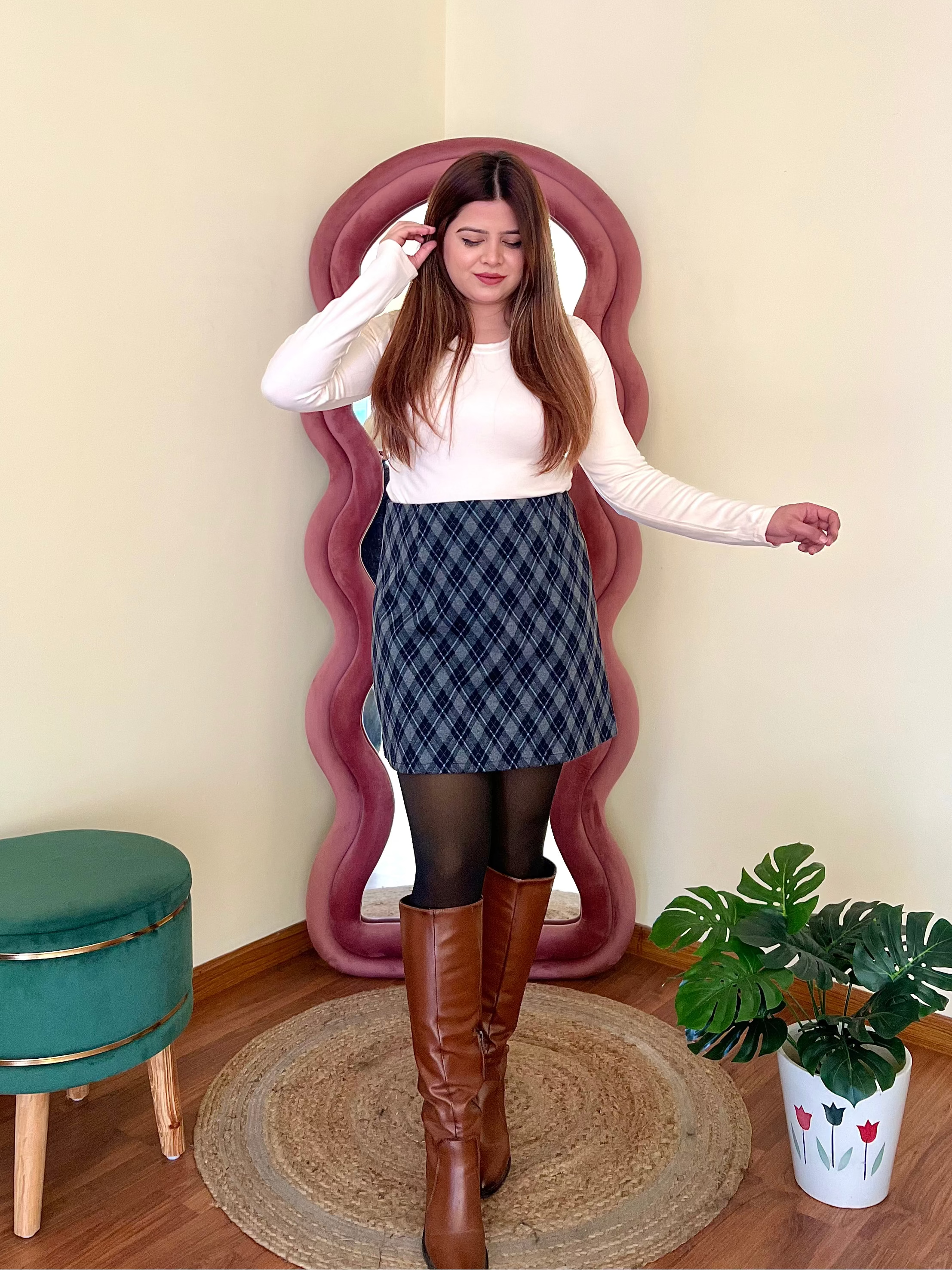 WILLY CHEQUERED SKIRT