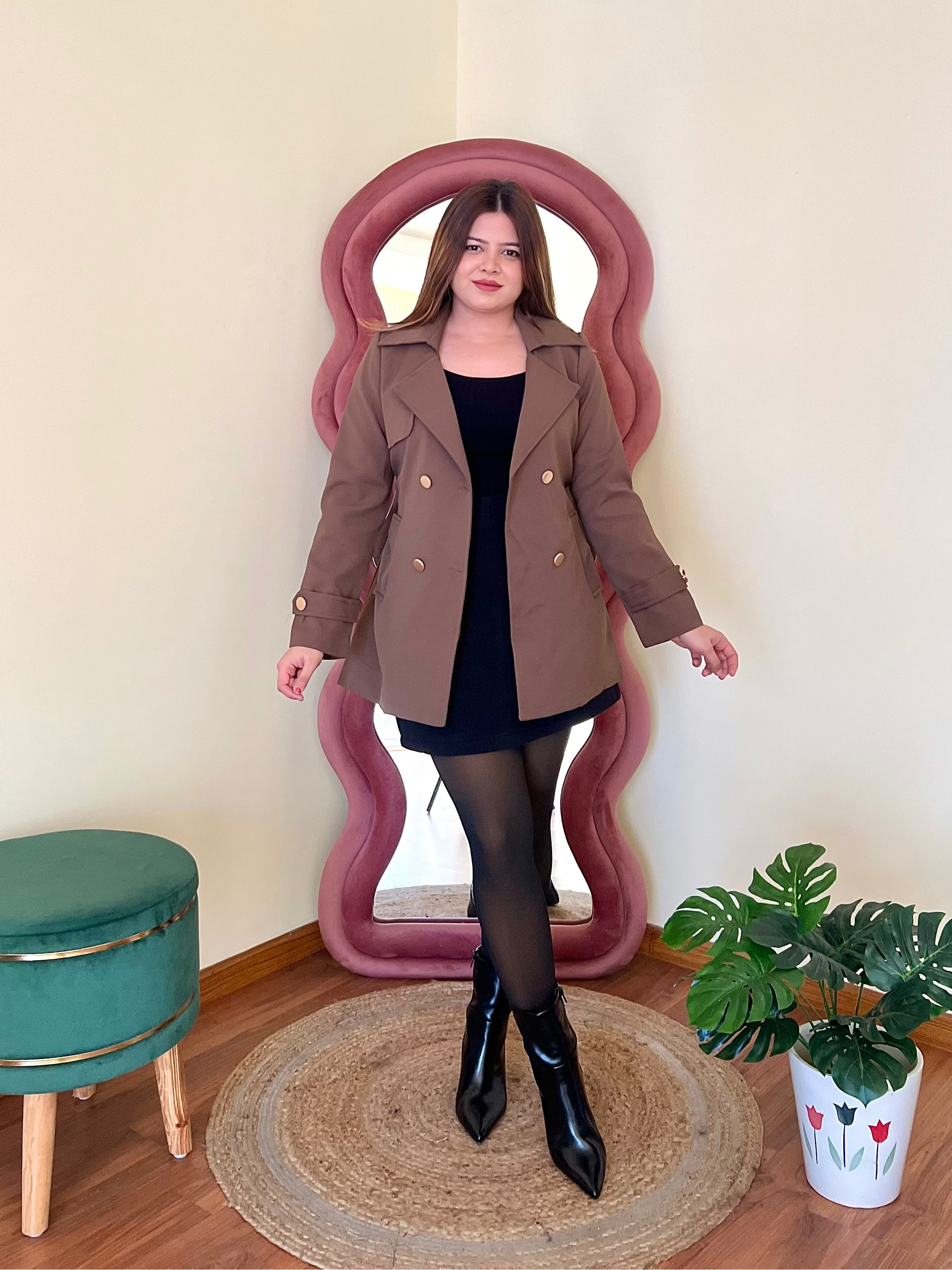 MIMI BELTED TRENCH COAT