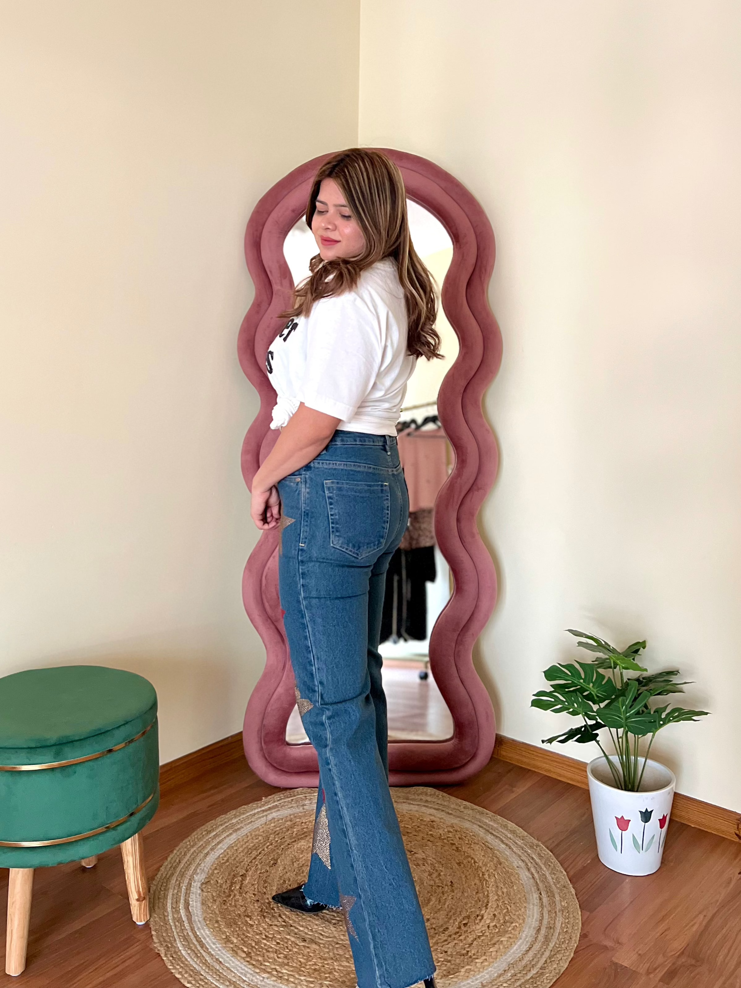 STARSTUCK RHINESTONE DENIM