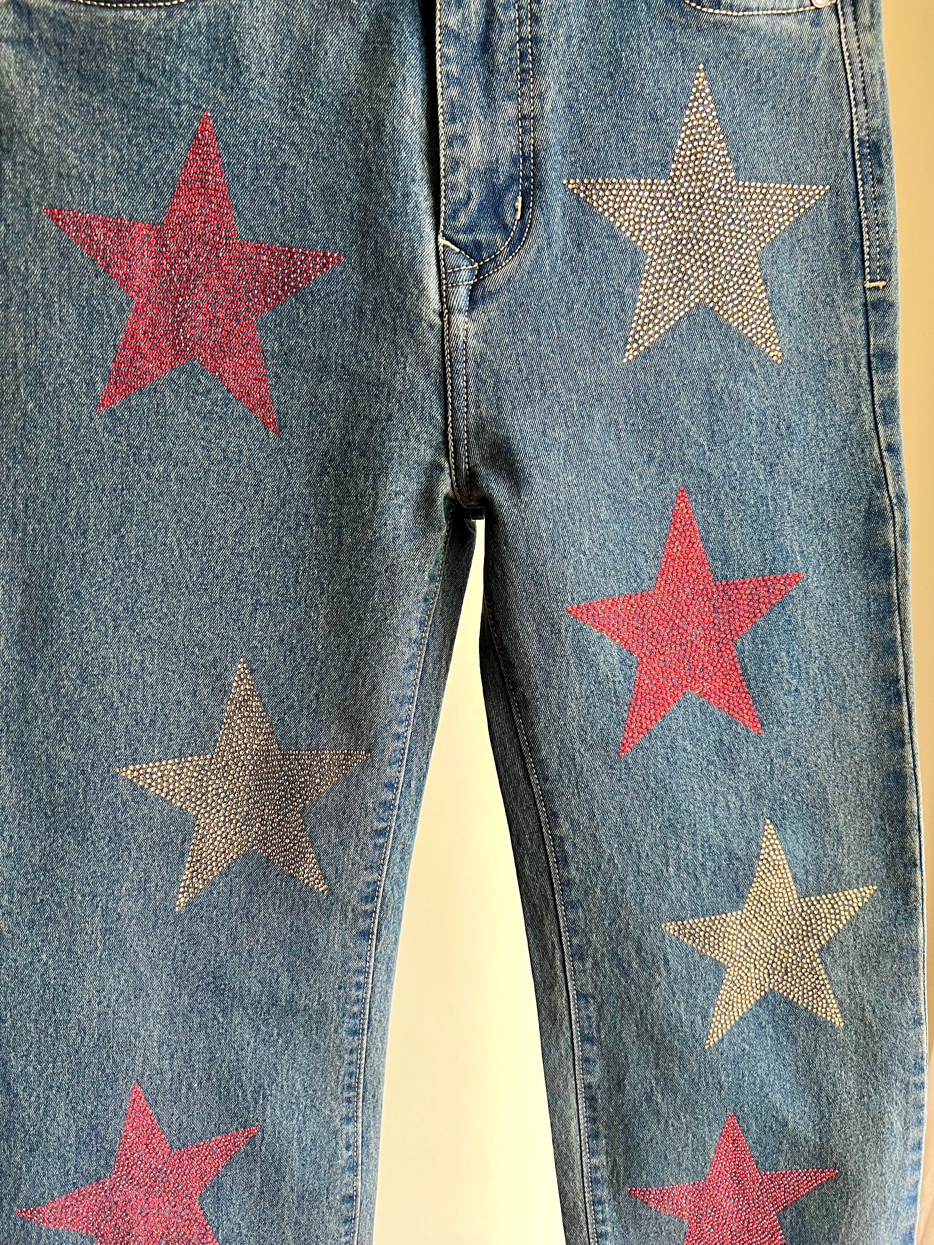 STARSTUCK RHINESTONE DENIM