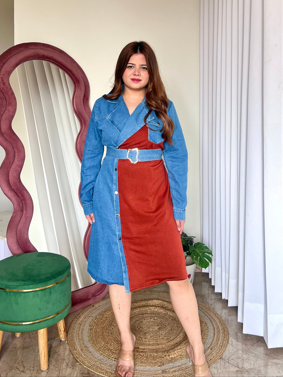 CARLOS DENIM DRESS