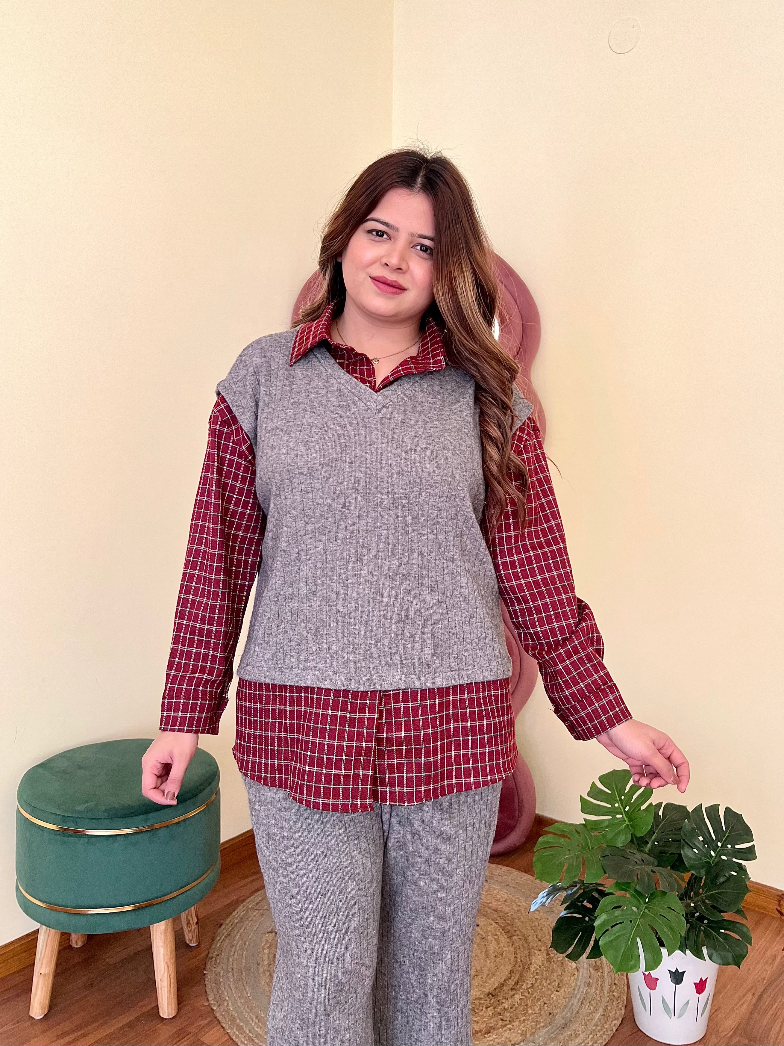 PENNY CHEQUERED COORD