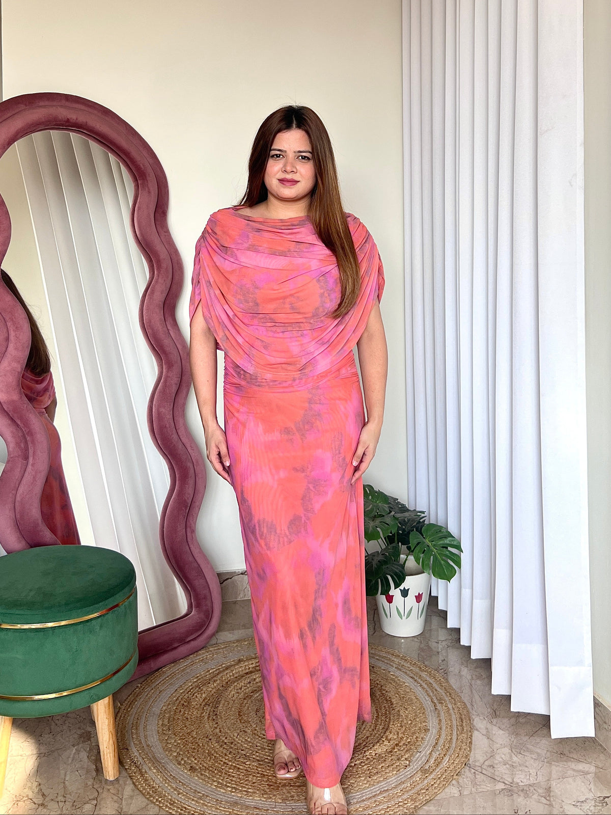 YANA DRAPPED DRESS