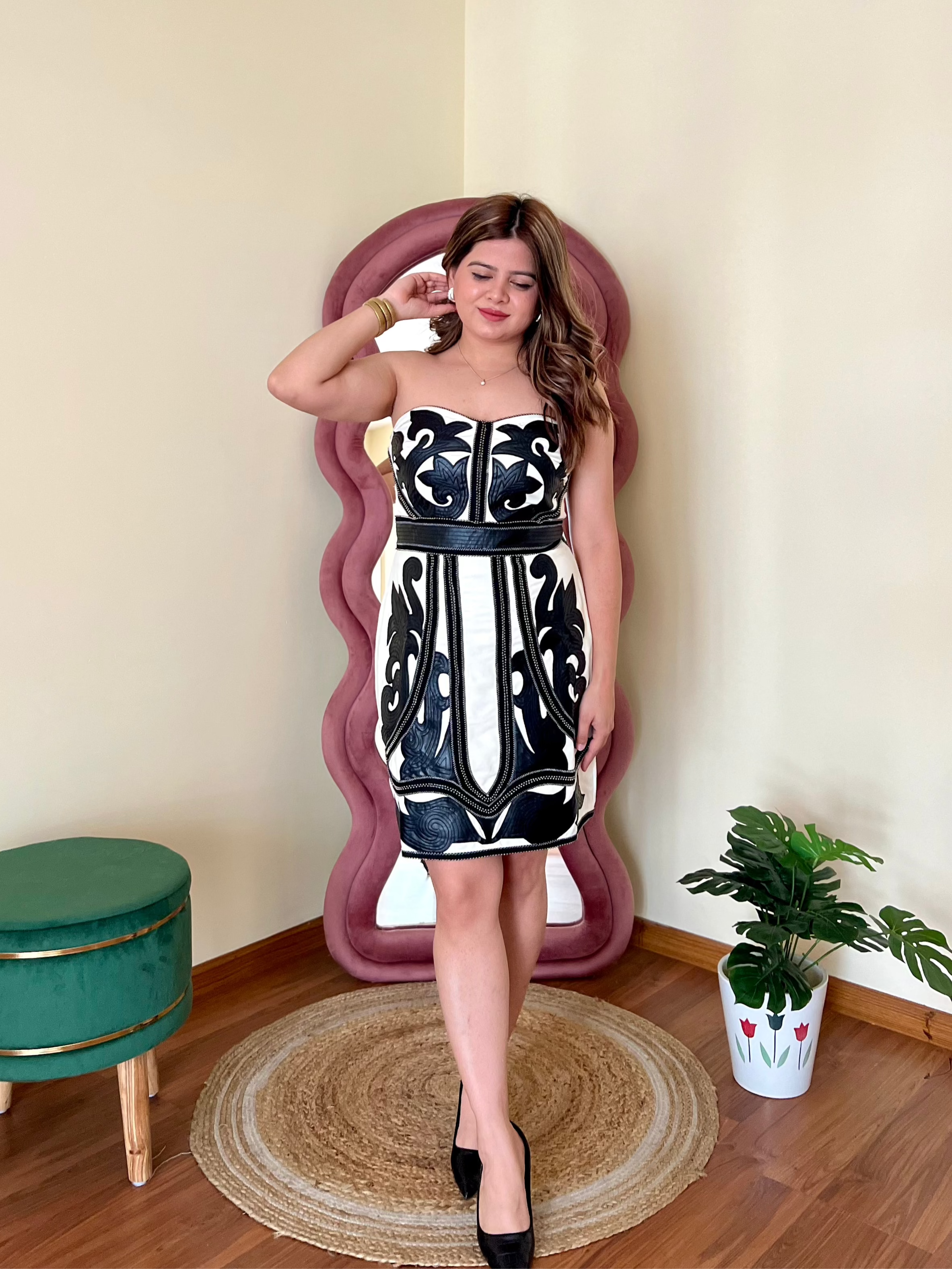 VELERA LEATHER DRESS