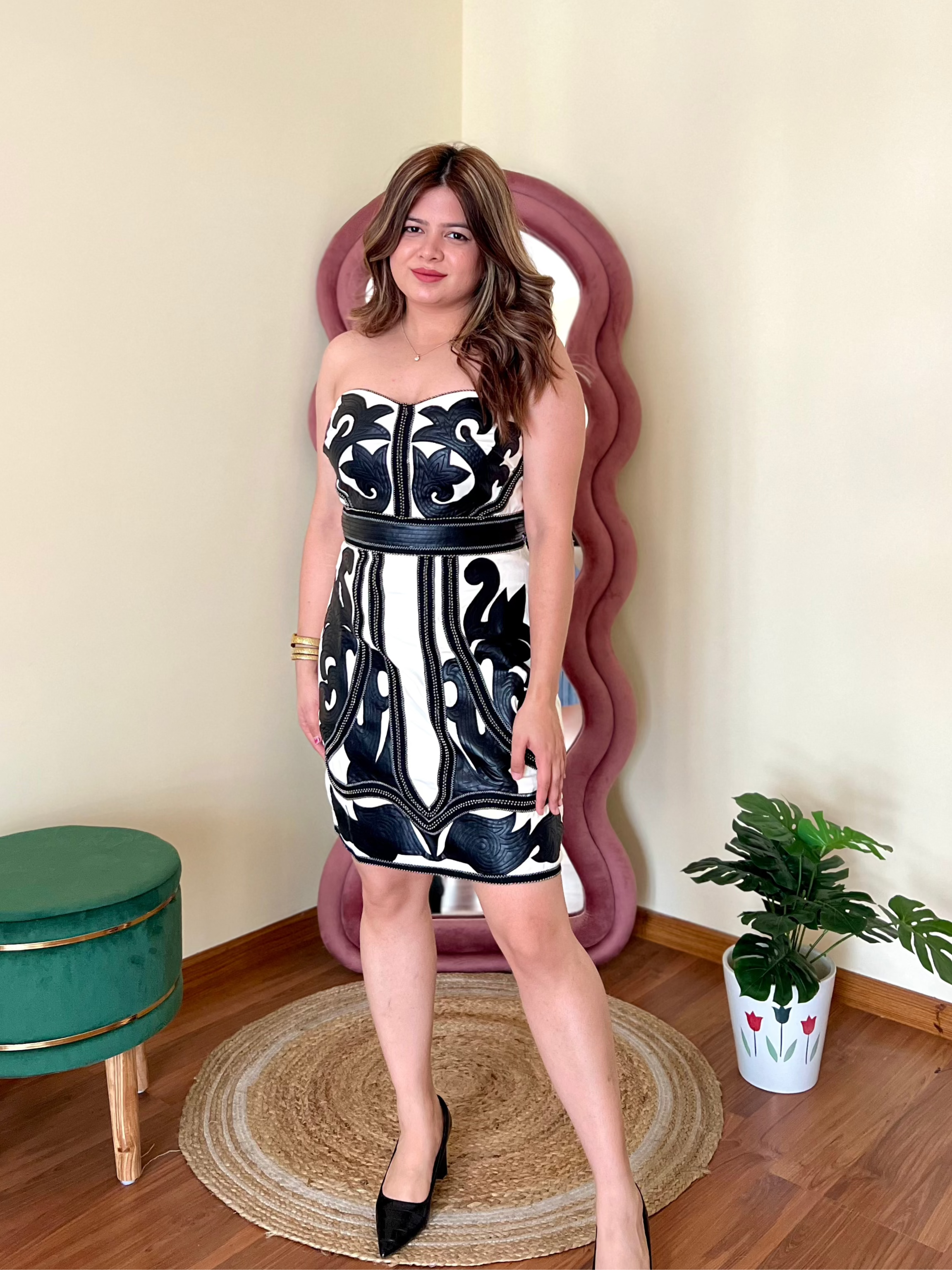 VELERA LEATHER DRESS