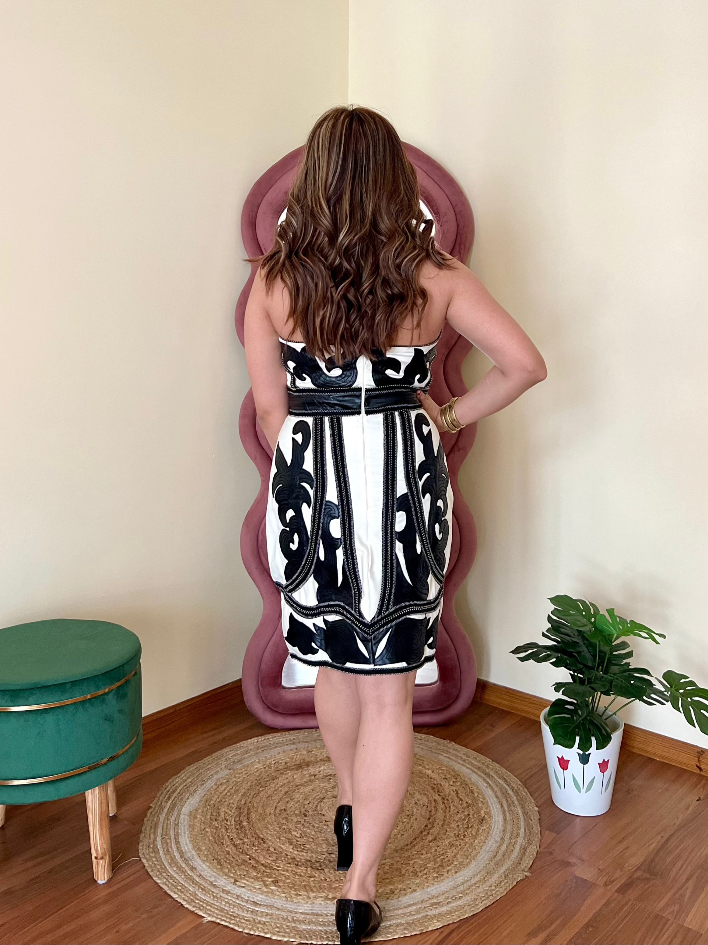 VELERA LEATHER DRESS