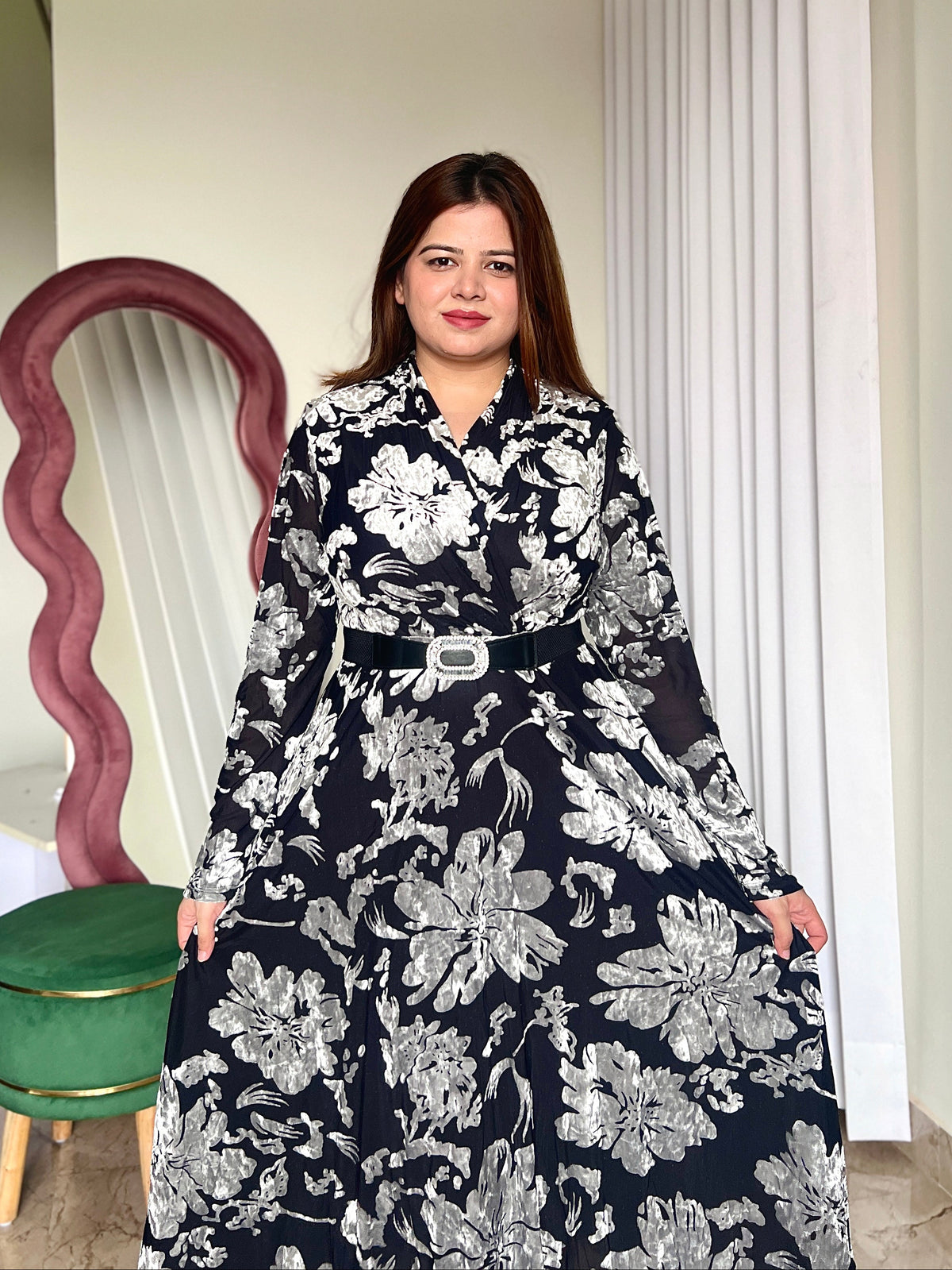 LIVIA BELTED DRESS