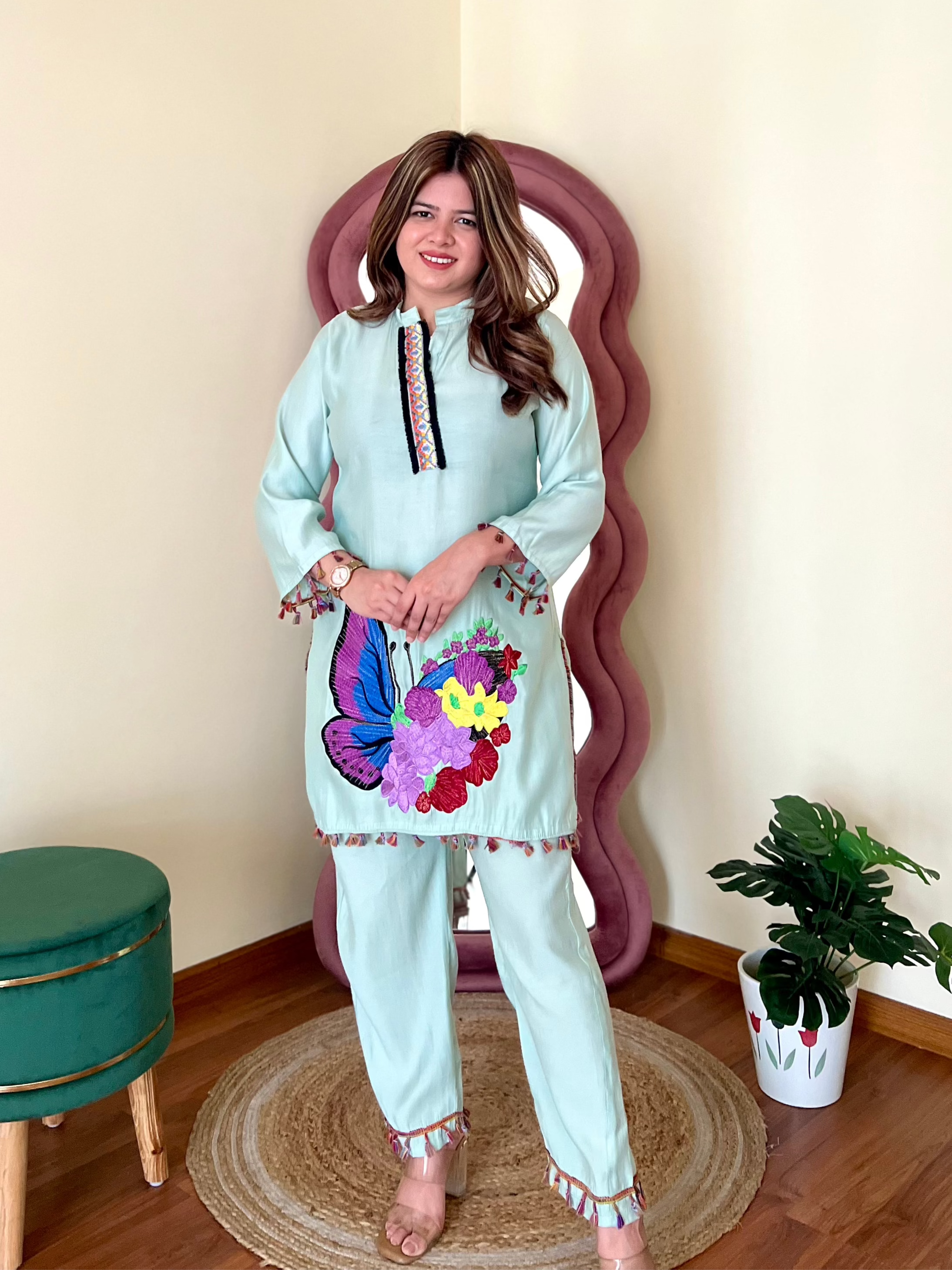 PASTEL GARDENIA COORD SET