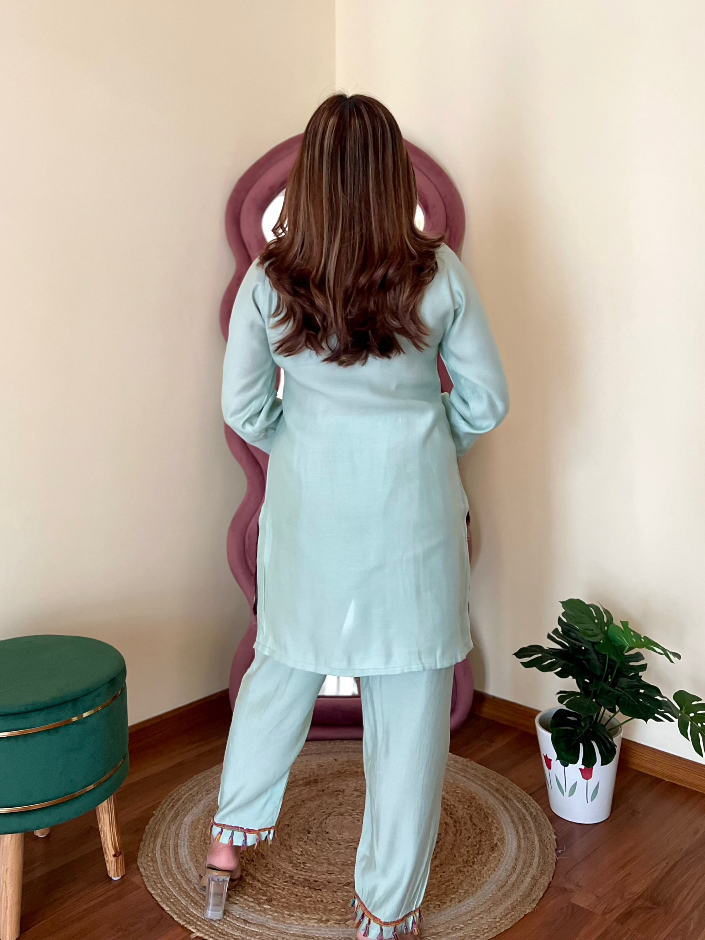 PASTEL GARDENIA COORD SET