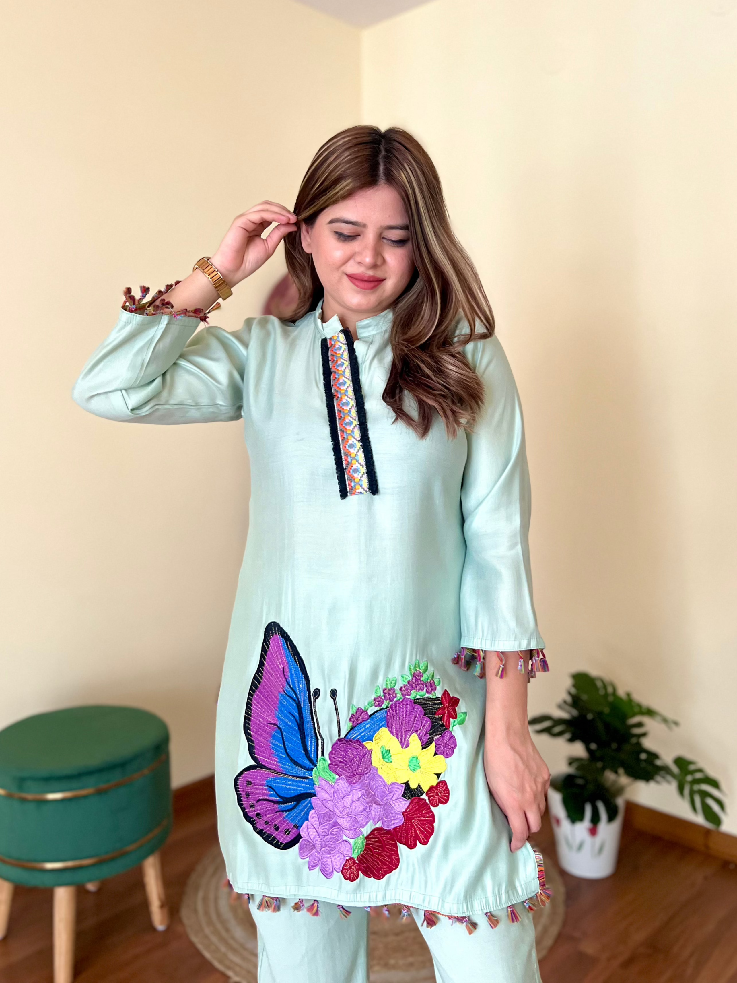 PASTEL GARDENIA COORD SET