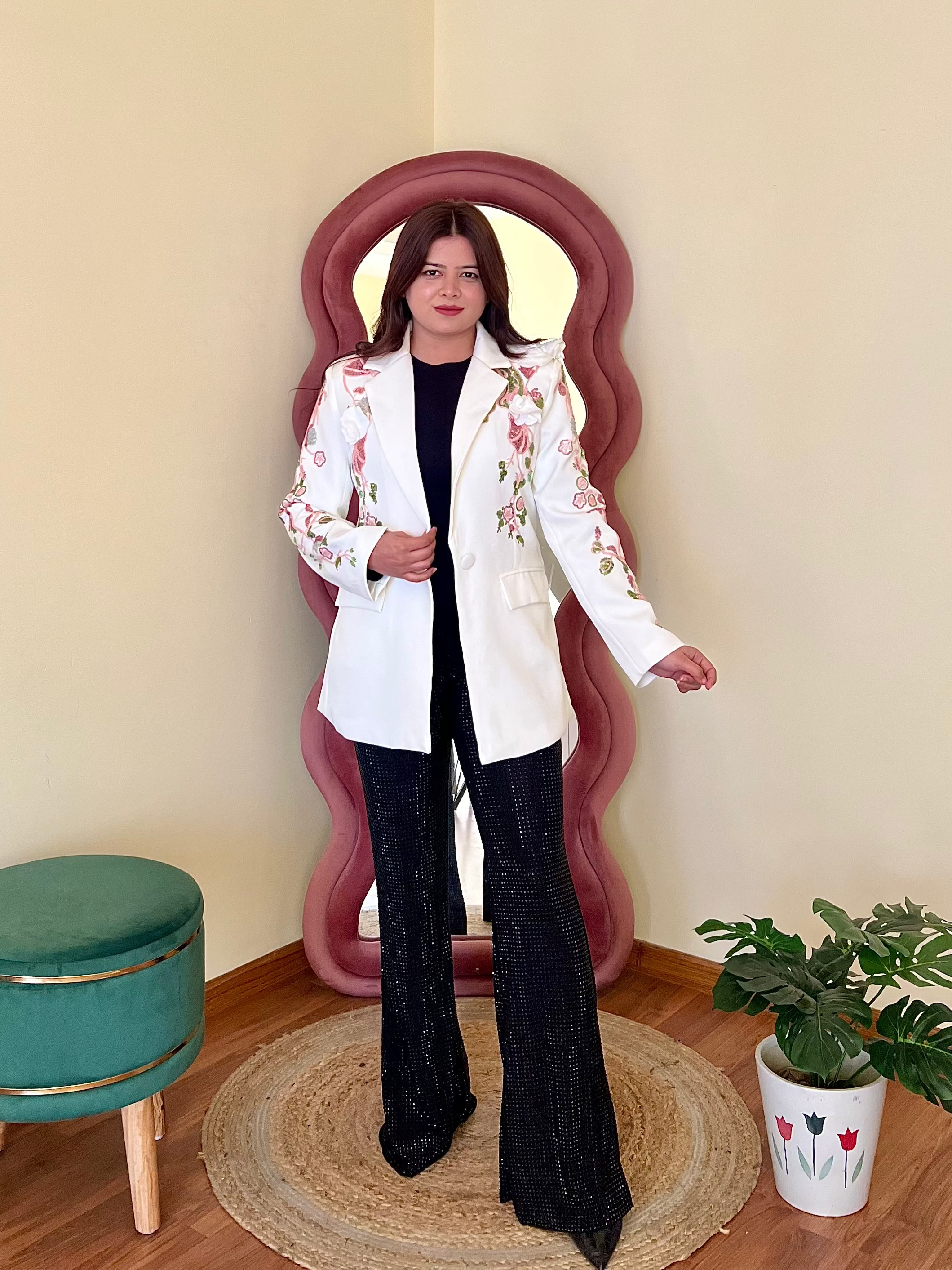 ORRY EMBROIDERED BLAZER