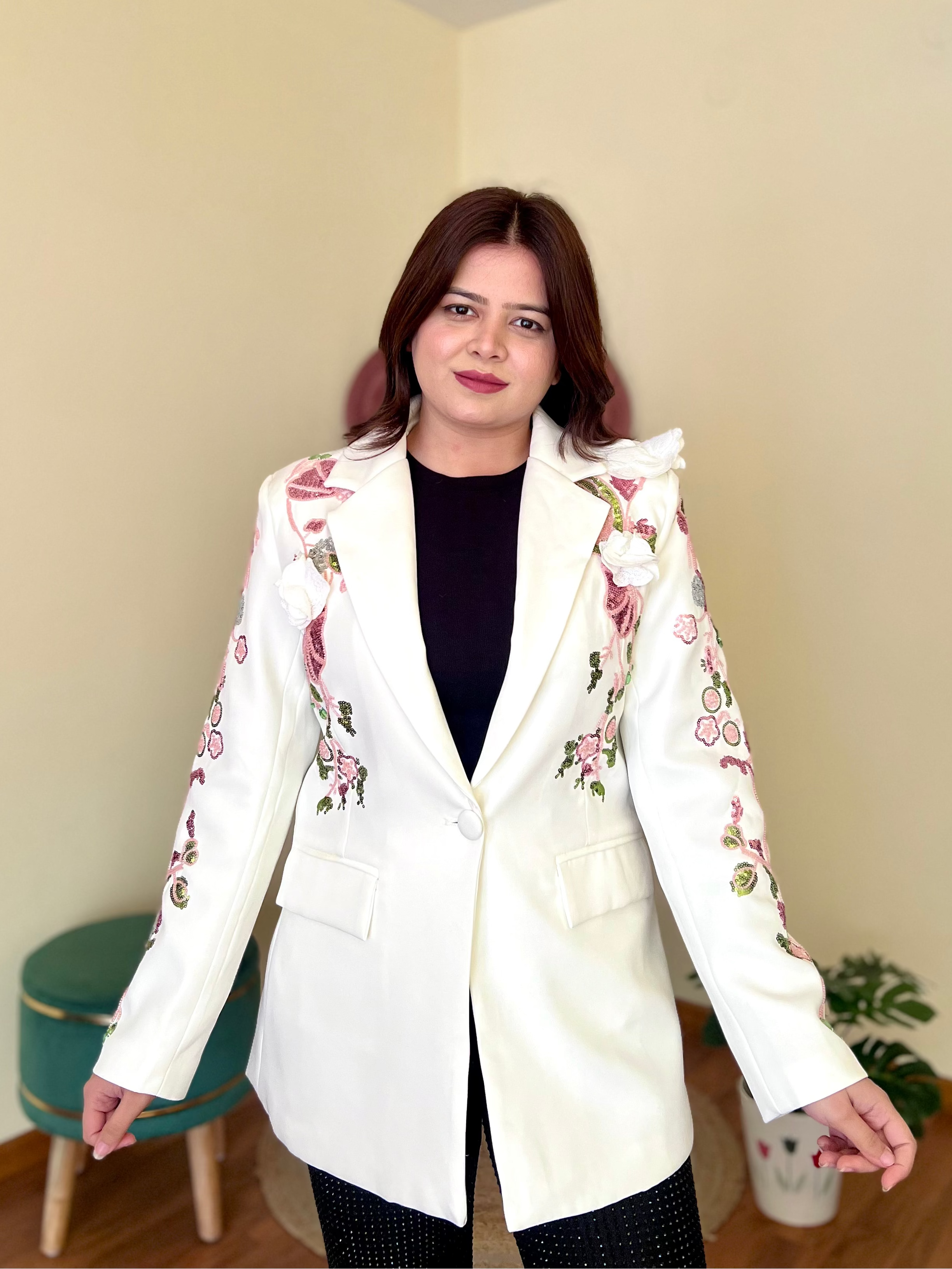 ORRY EMBROIDERED BLAZER