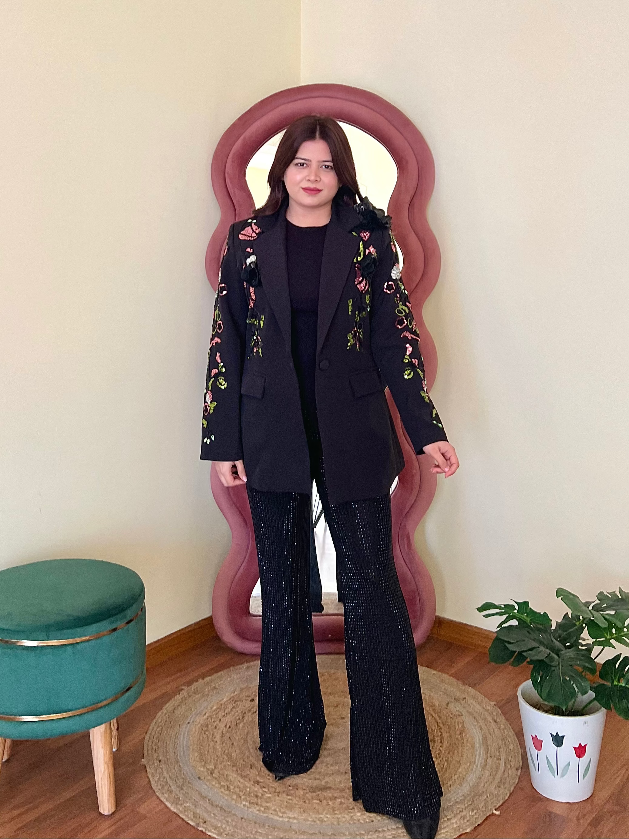 ORRY EMBROIDERED BLAZER