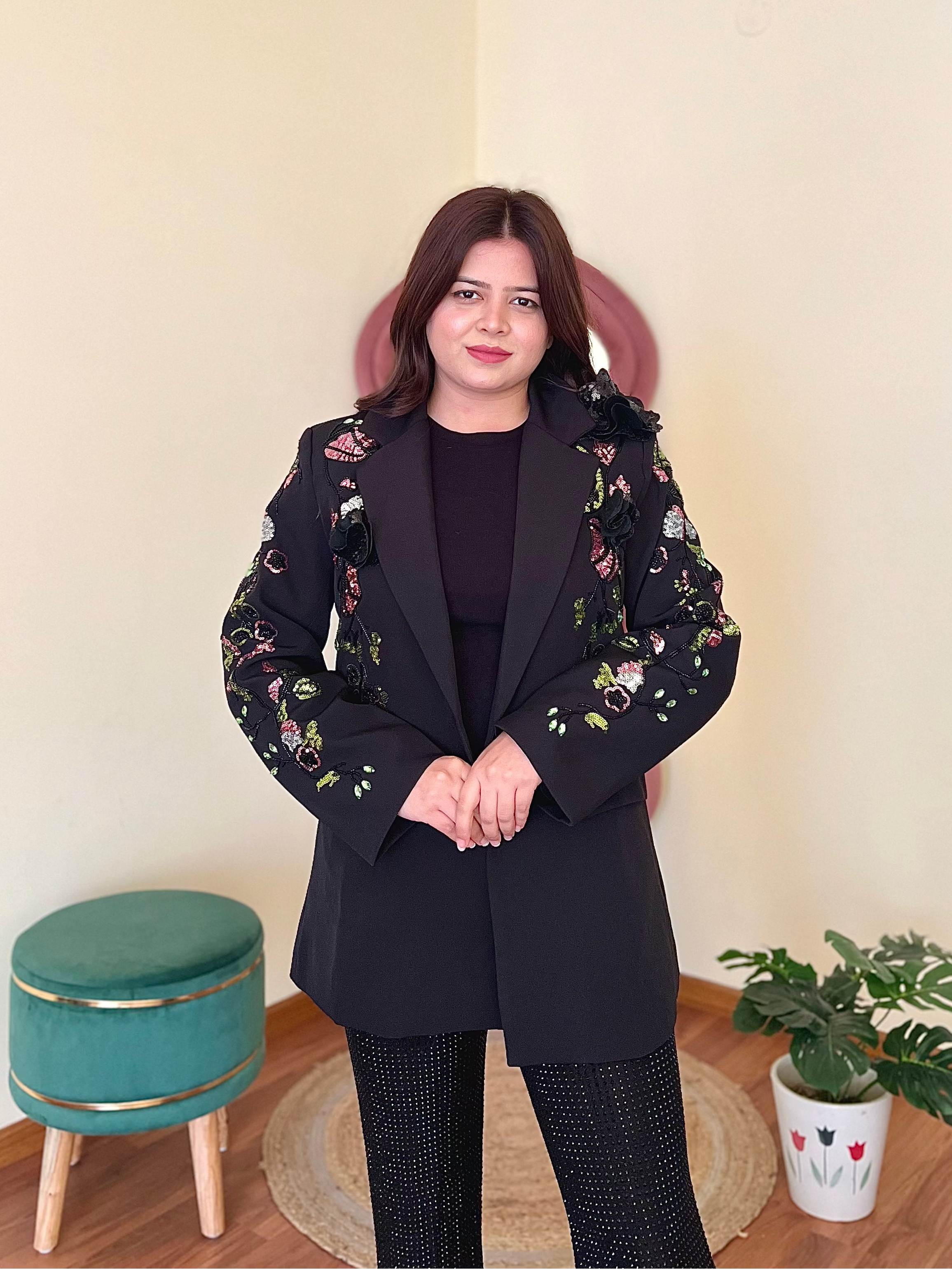 ORRY EMBROIDERED BLAZER