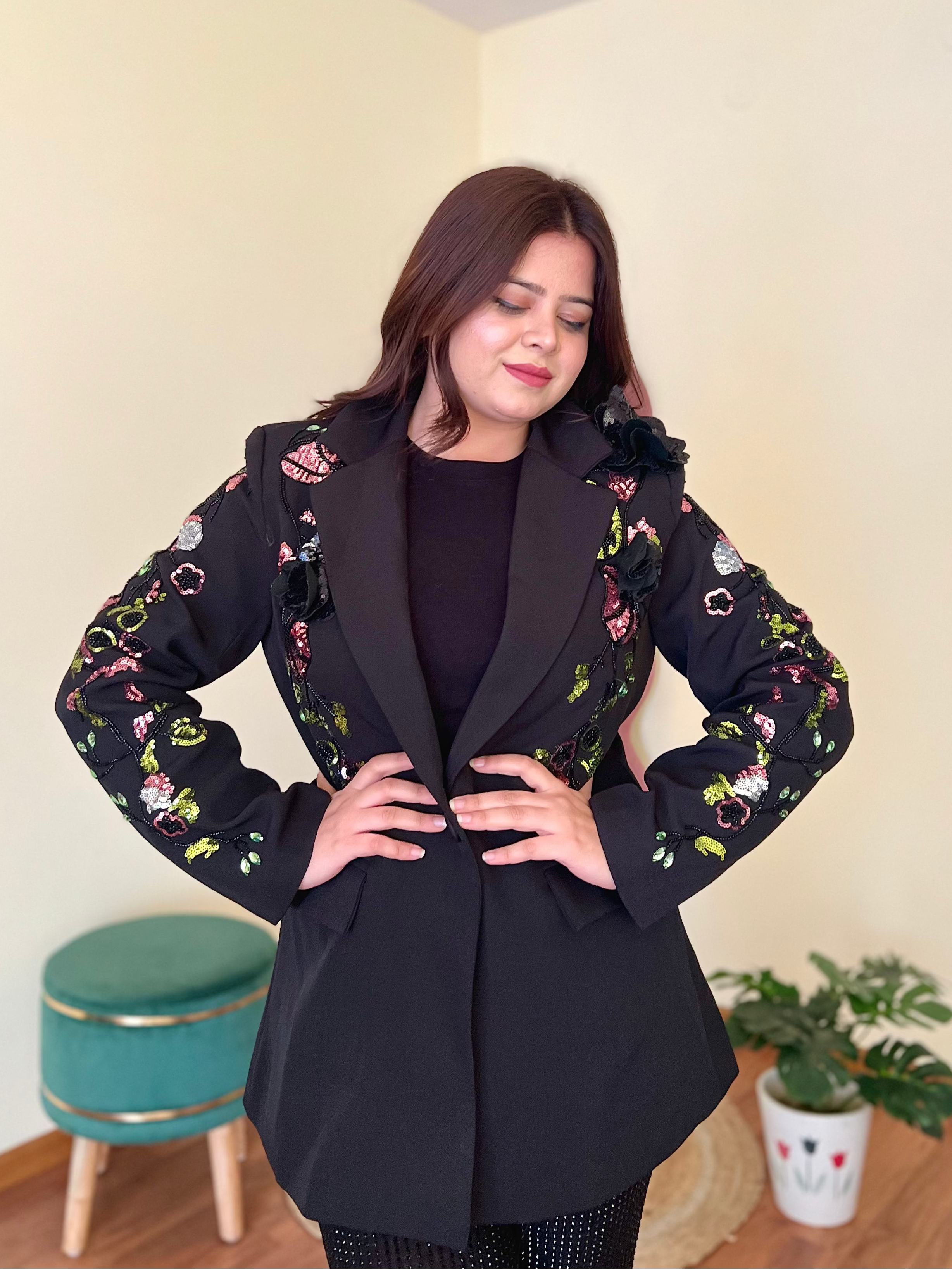 ORRY EMBROIDERED BLAZER