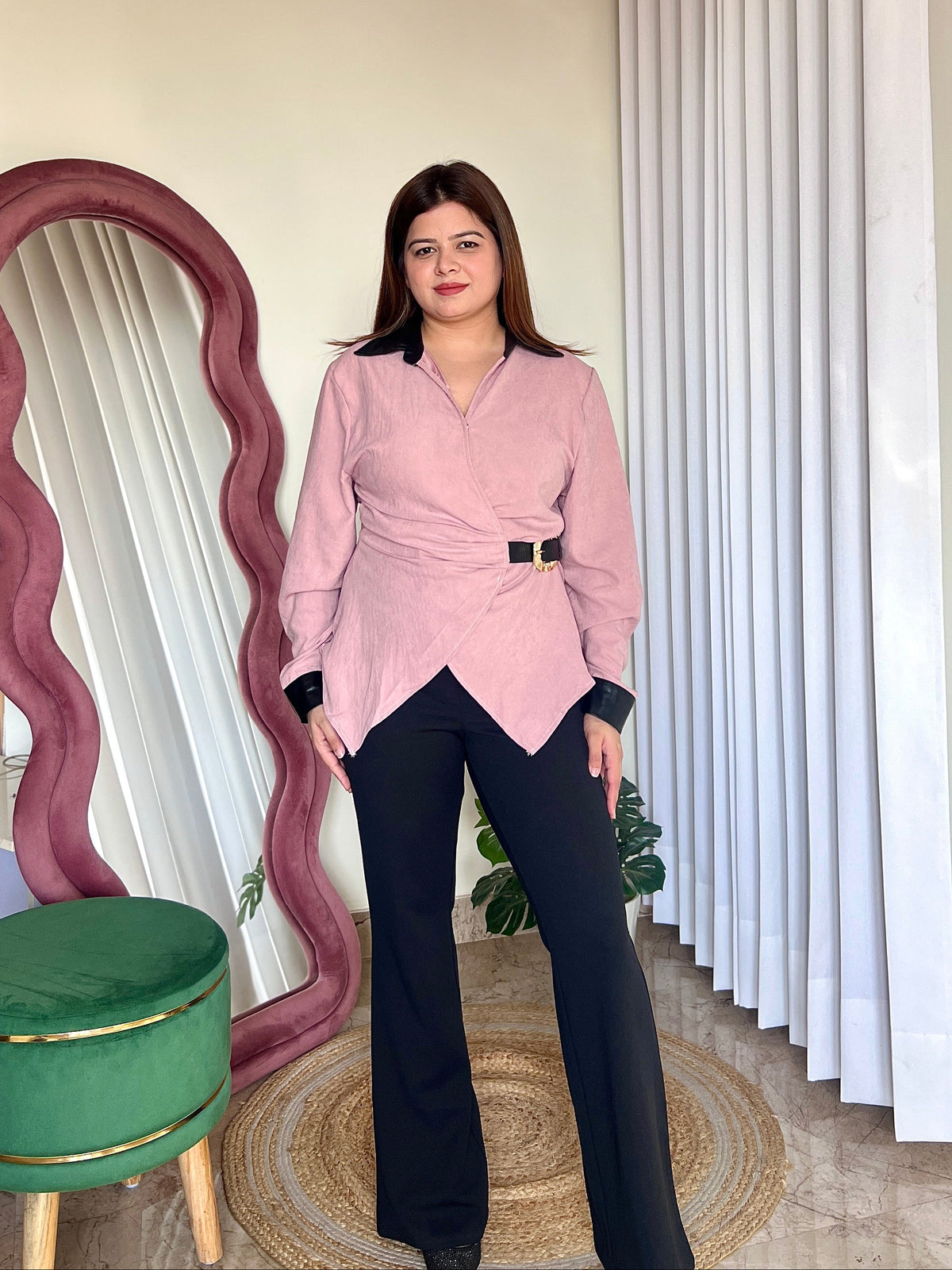 SAVOY BELTED SHIRT