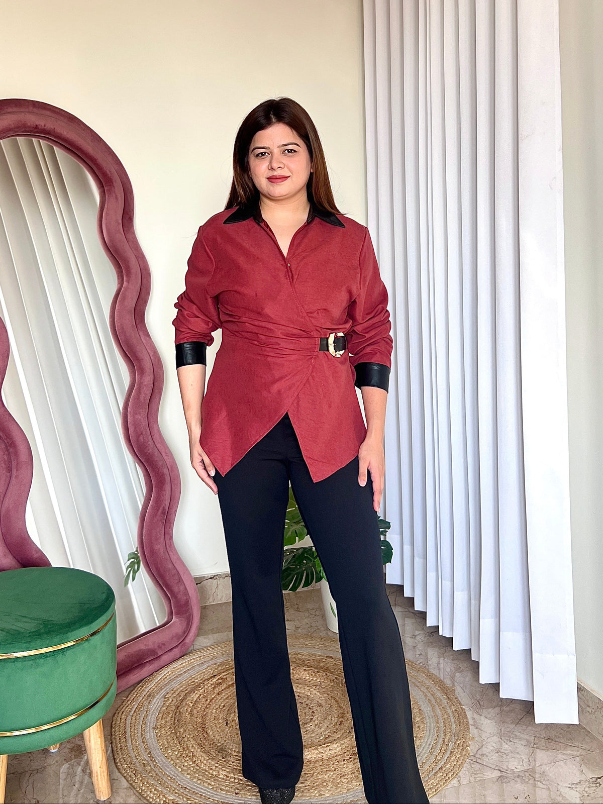 SAVOY BELTED SHIRT