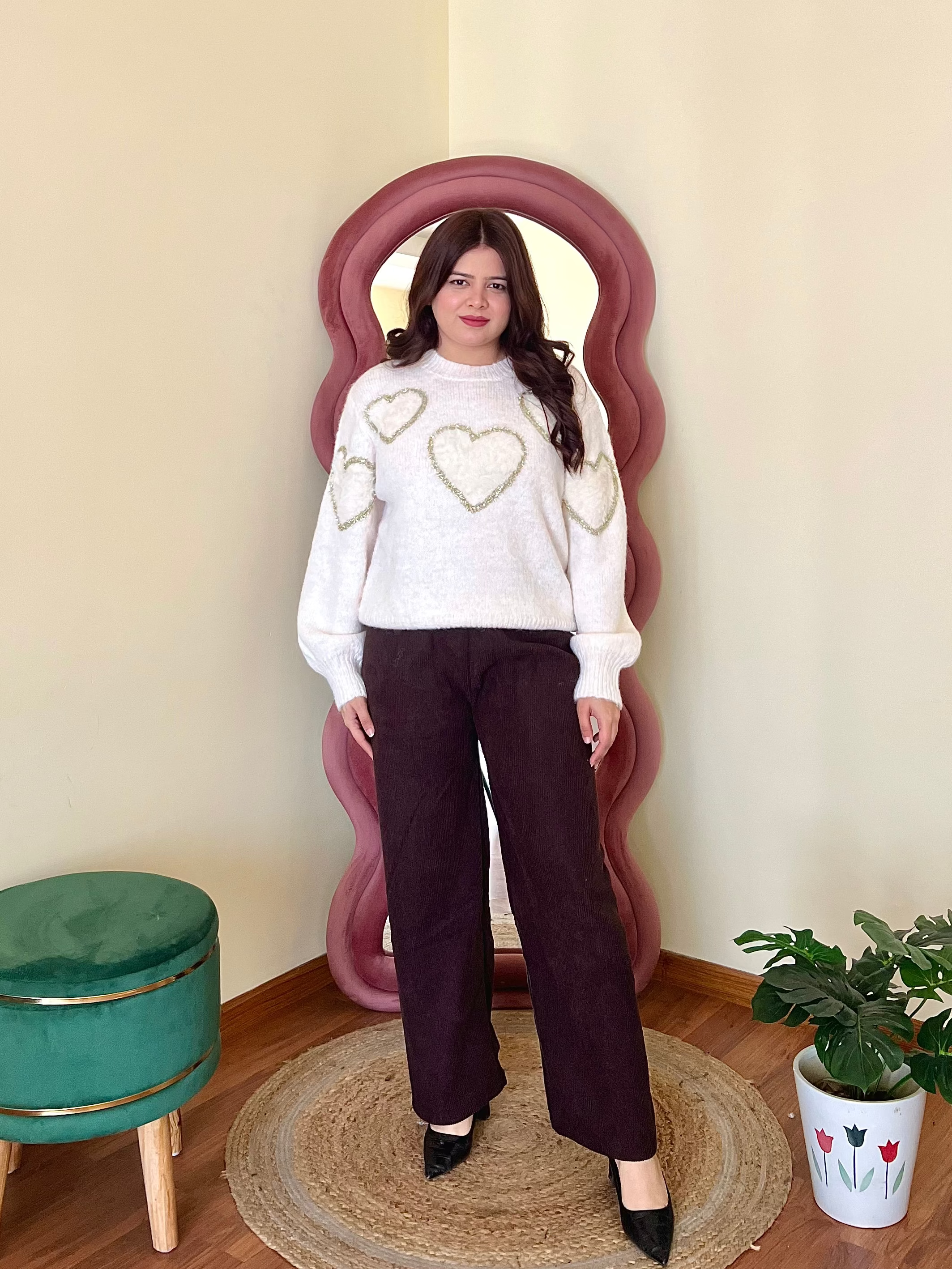 JUNO CORDUROY FLEECE TROUSER