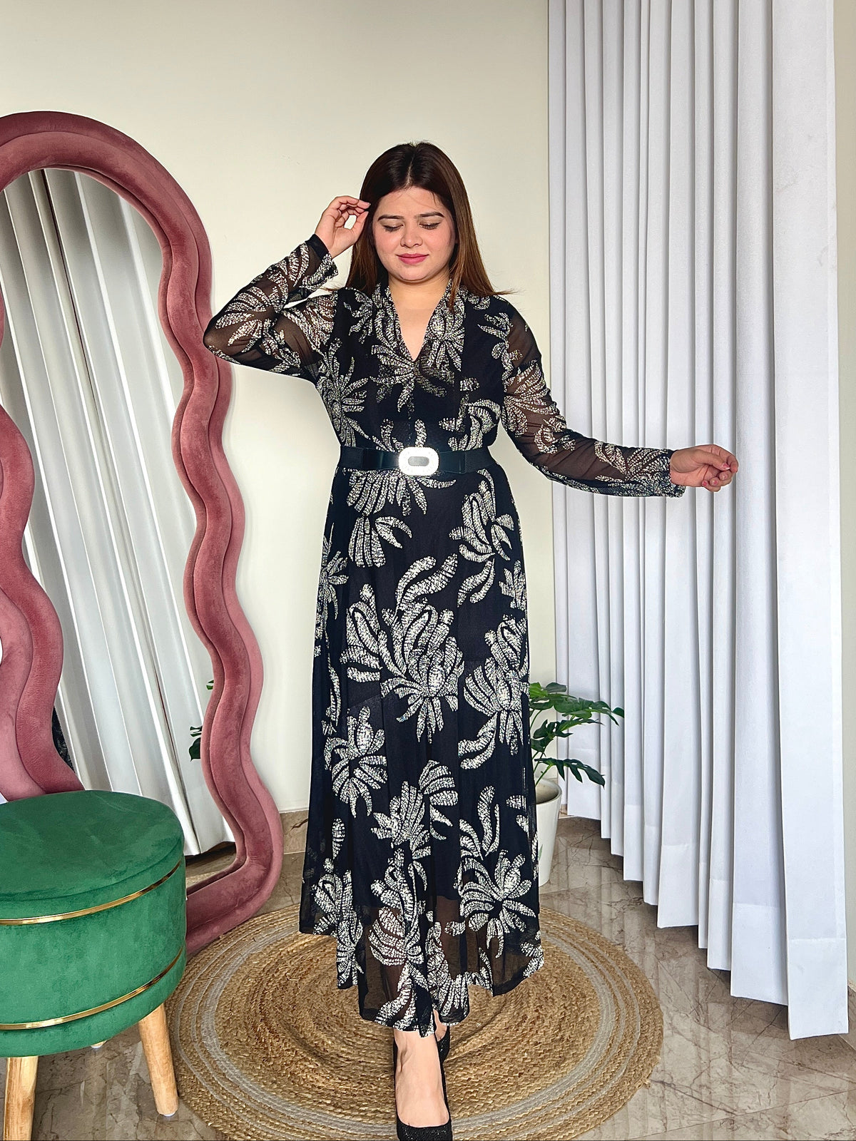 RUSELL BELTED DRESS