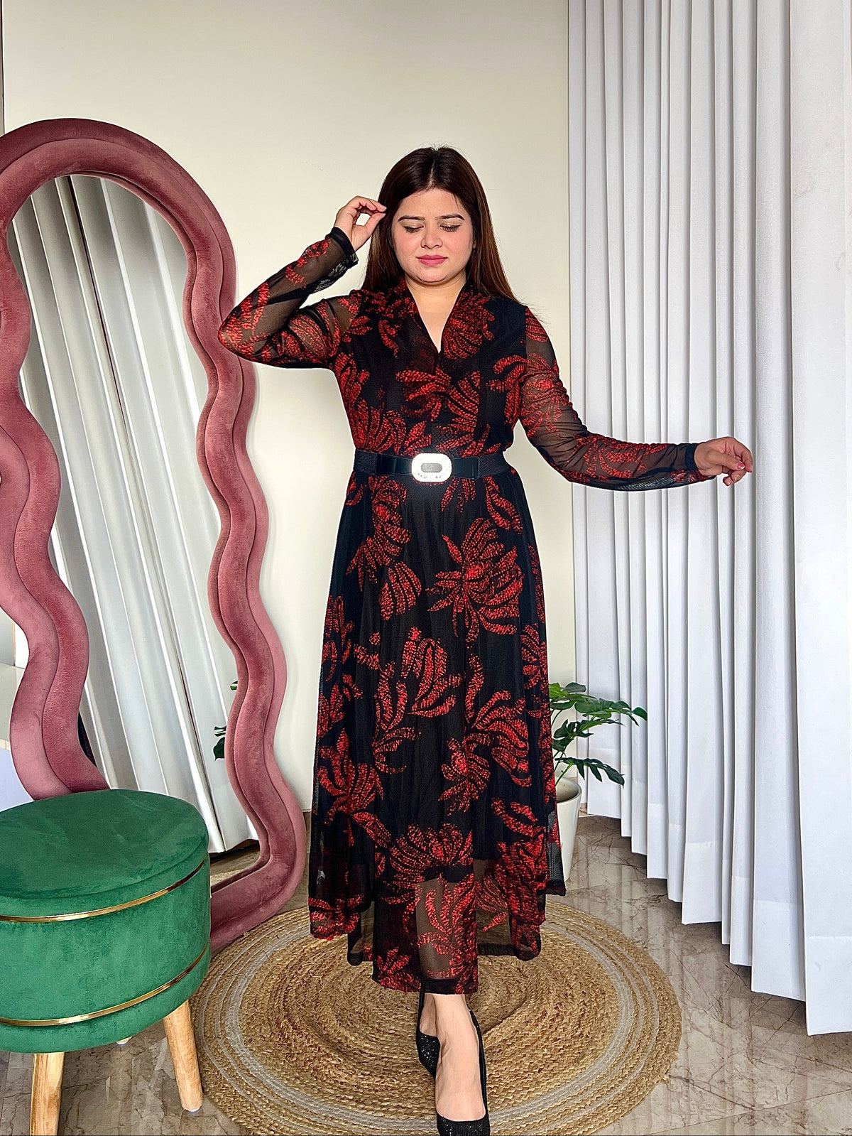 RUSELL BELTED DRESS