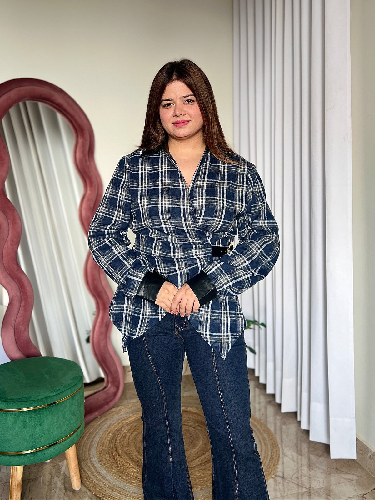VIOLA CHECKERED SHIRT