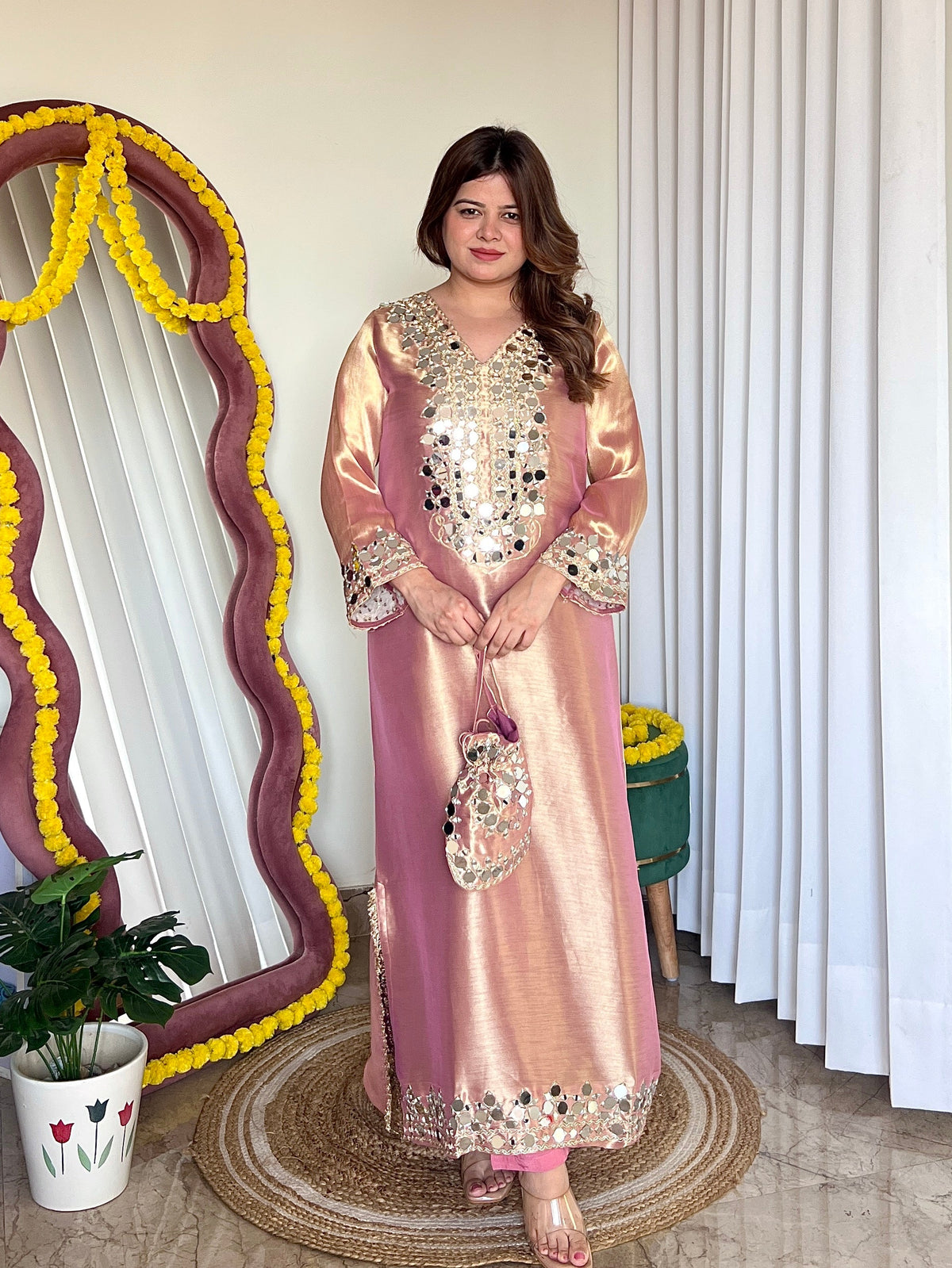 INAYAT MIRROR 3PC PHERAN