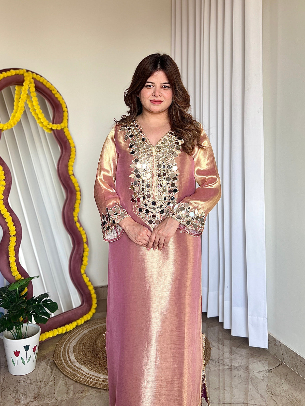 INAYAT MIRROR 3PC PHERAN