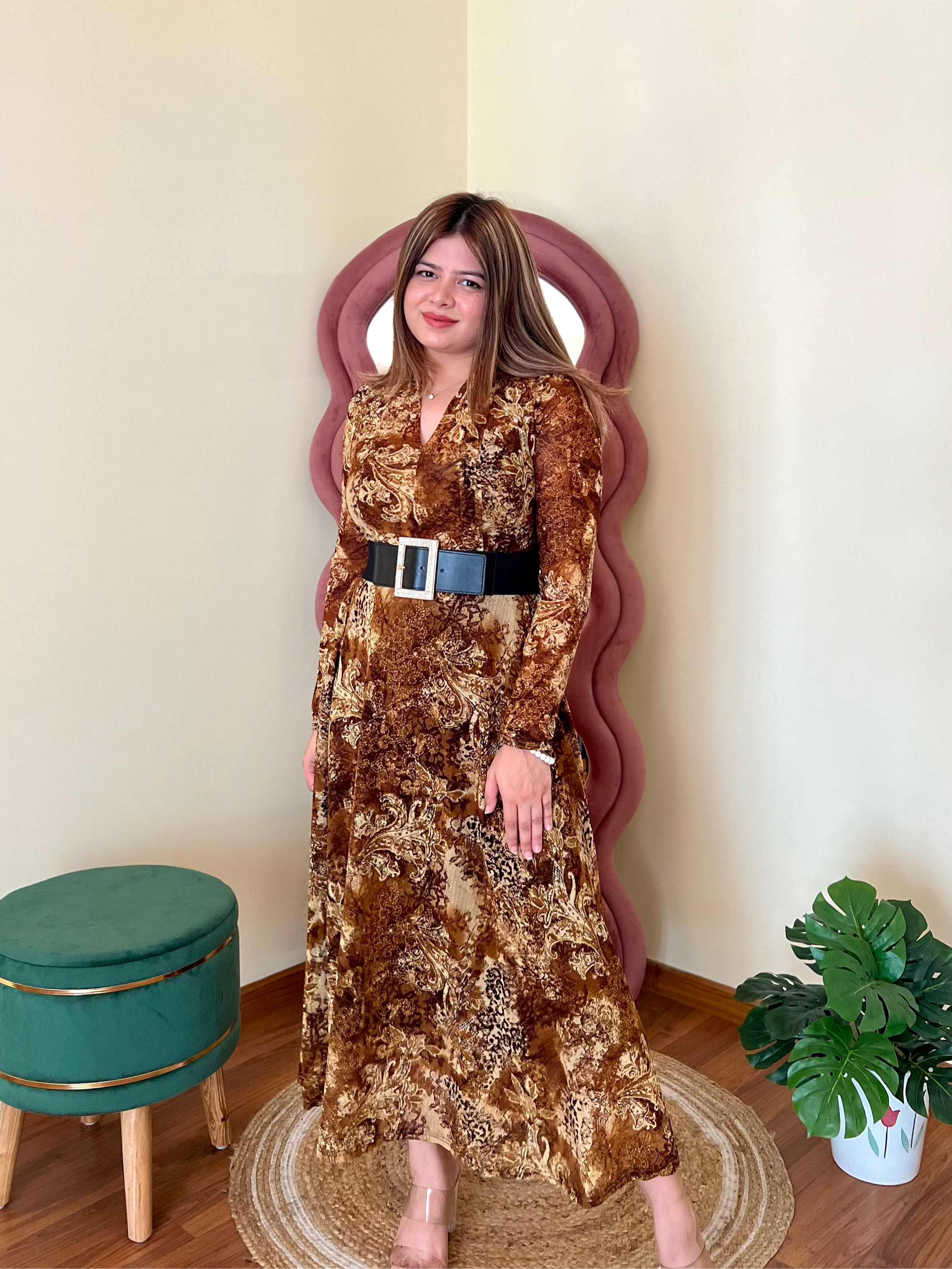 ROMA BELTED DRESS