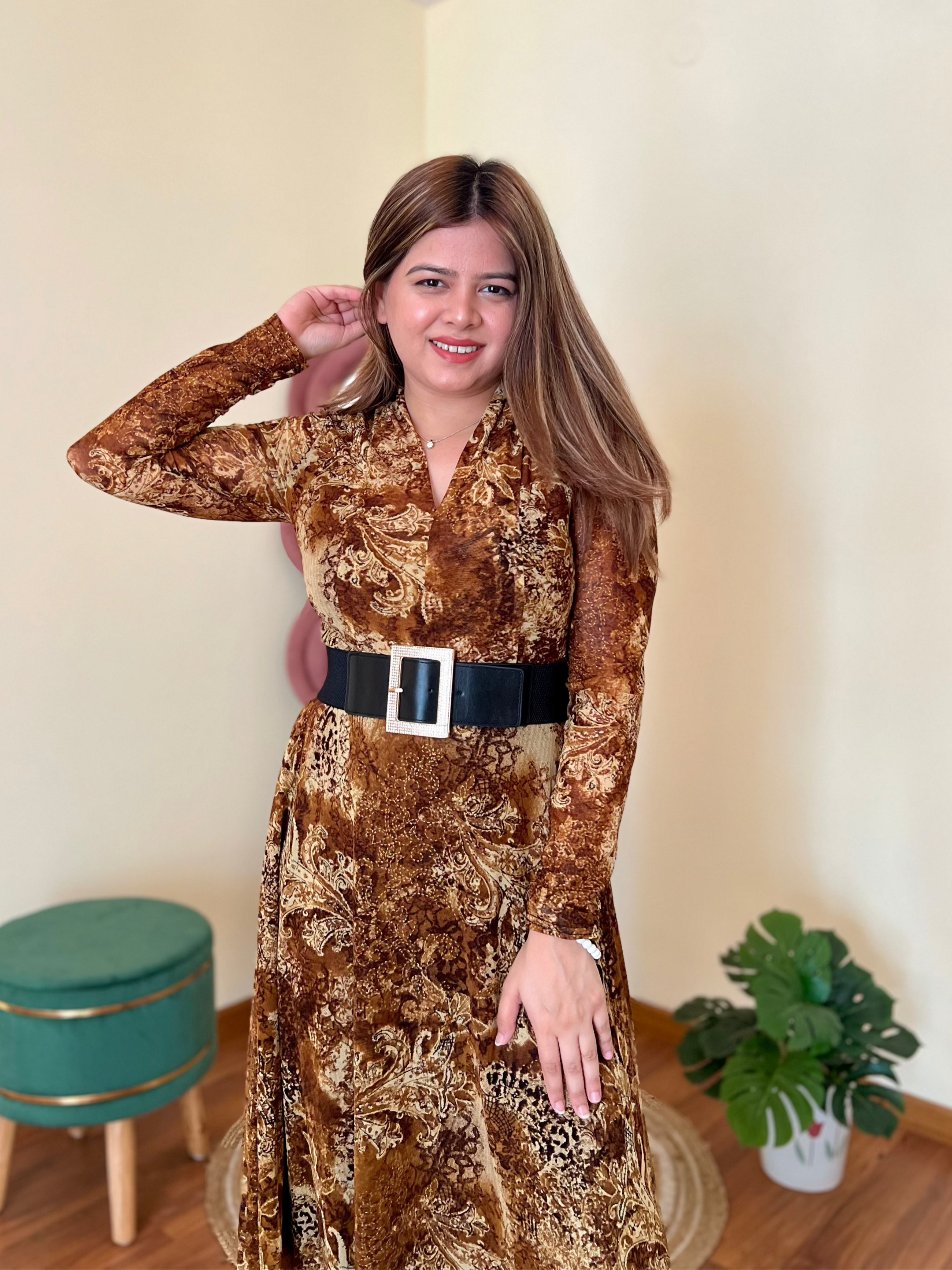 ROMA BELTED DRESS