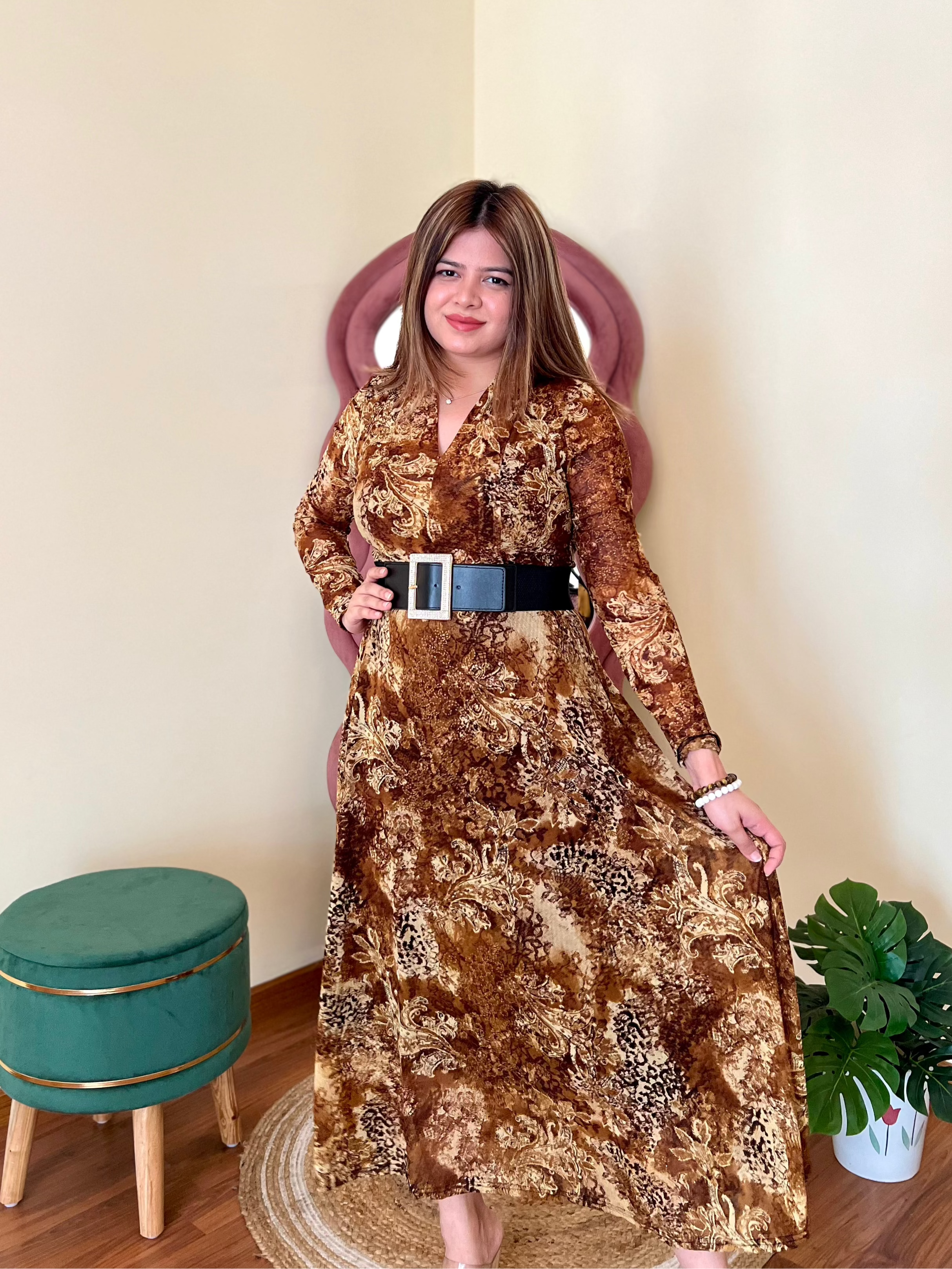 ROMA BELTED DRESS