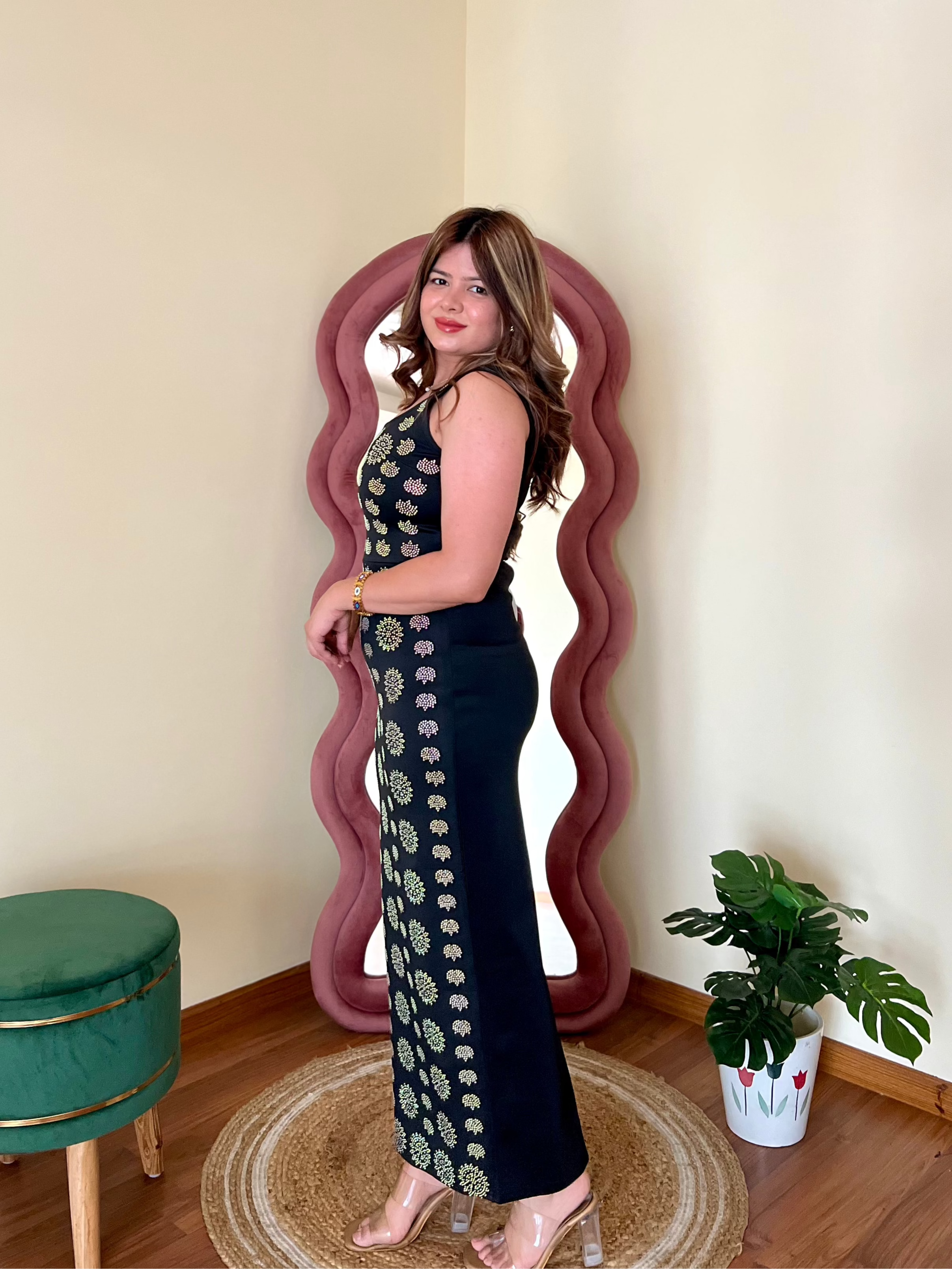 BRONTE DIAMOND BODYCON DRESS