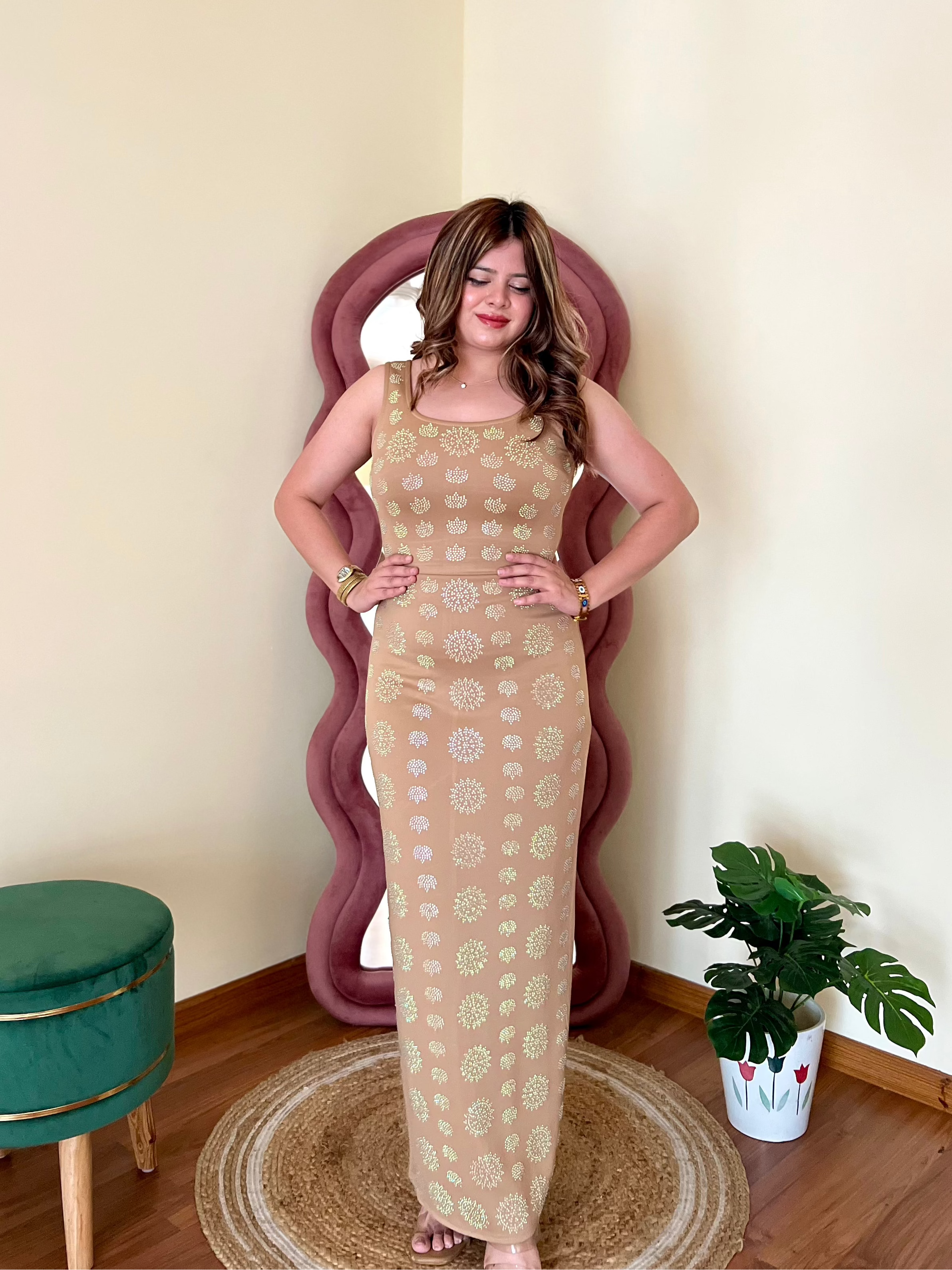 BRONTE DIAMOND BODYCON DRESS