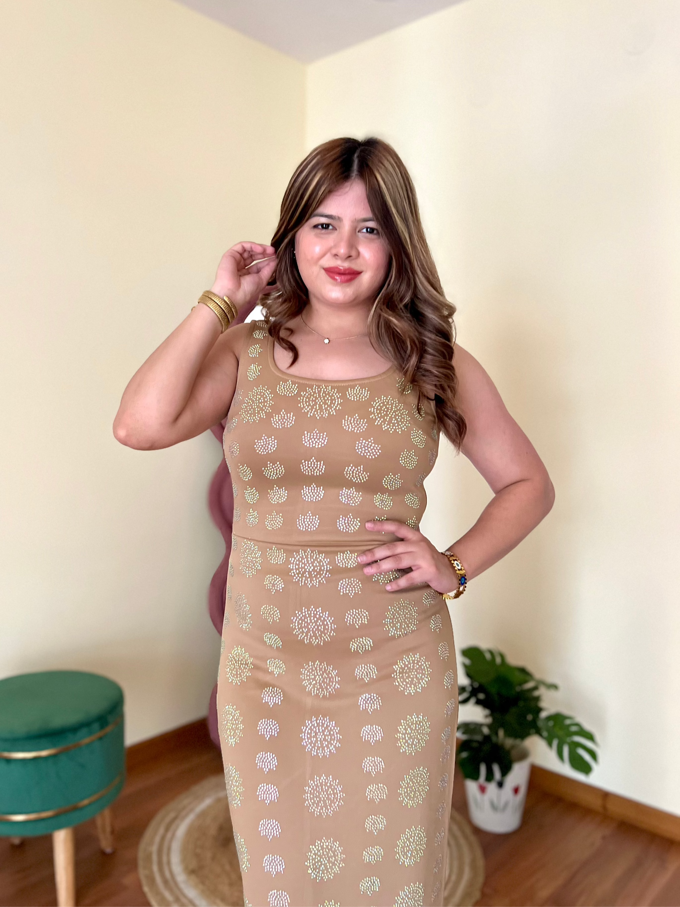 BRONTE DIAMOND BODYCON DRESS