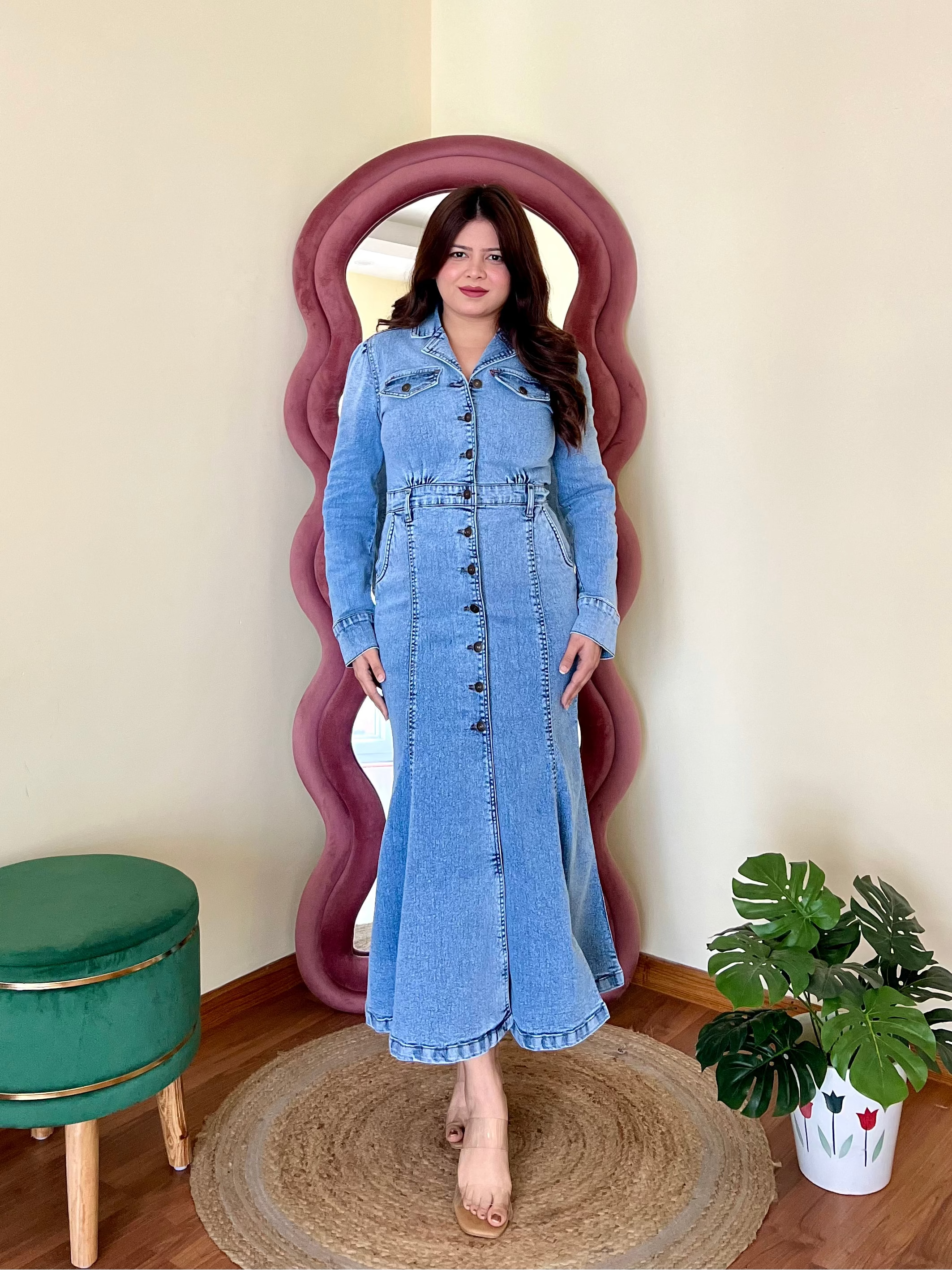 SILVIYA DENIM DRESS