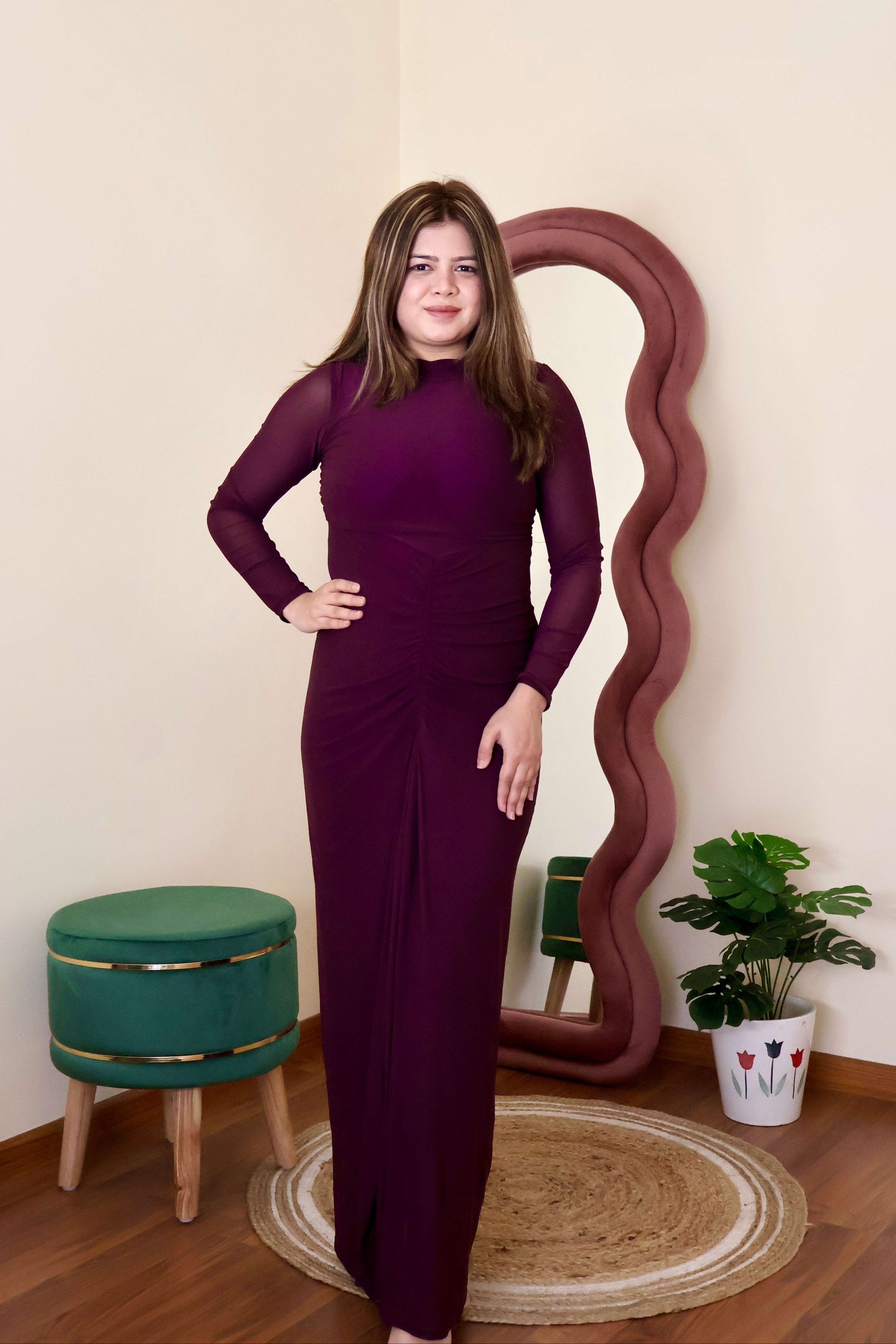 SABRINA POWERNET DRESS