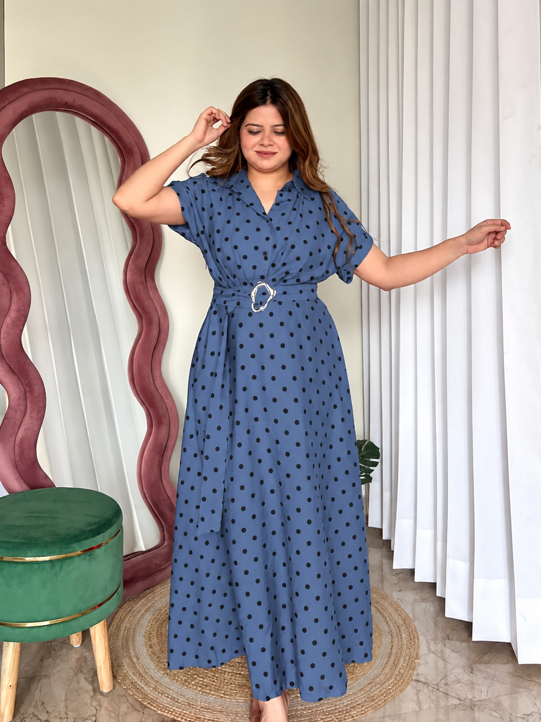 REESE POLKA DOT DRESS