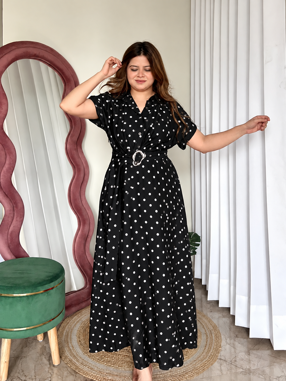 REESE POLKA DOT DRESS