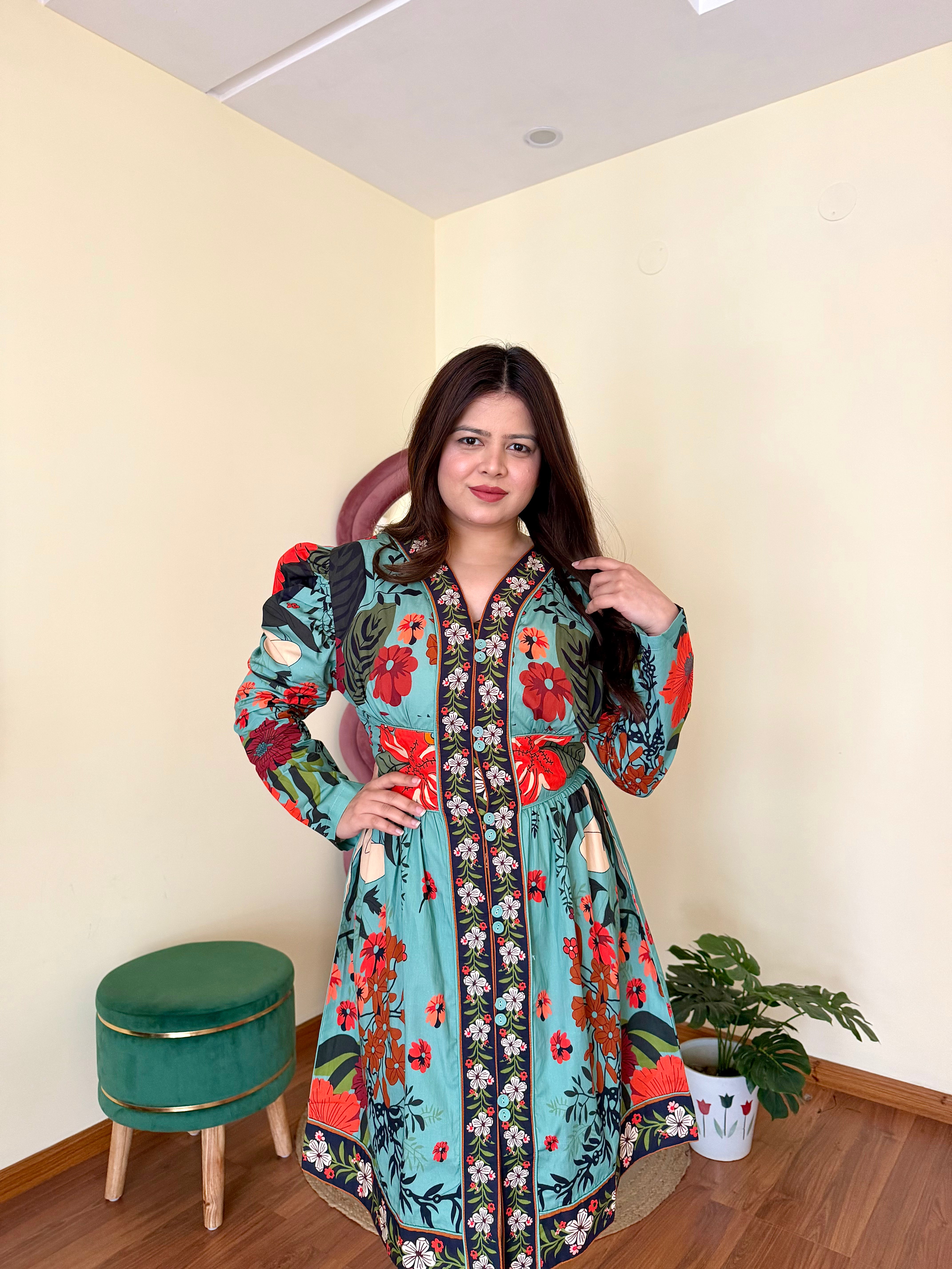 DAISY PRINTED DRESS