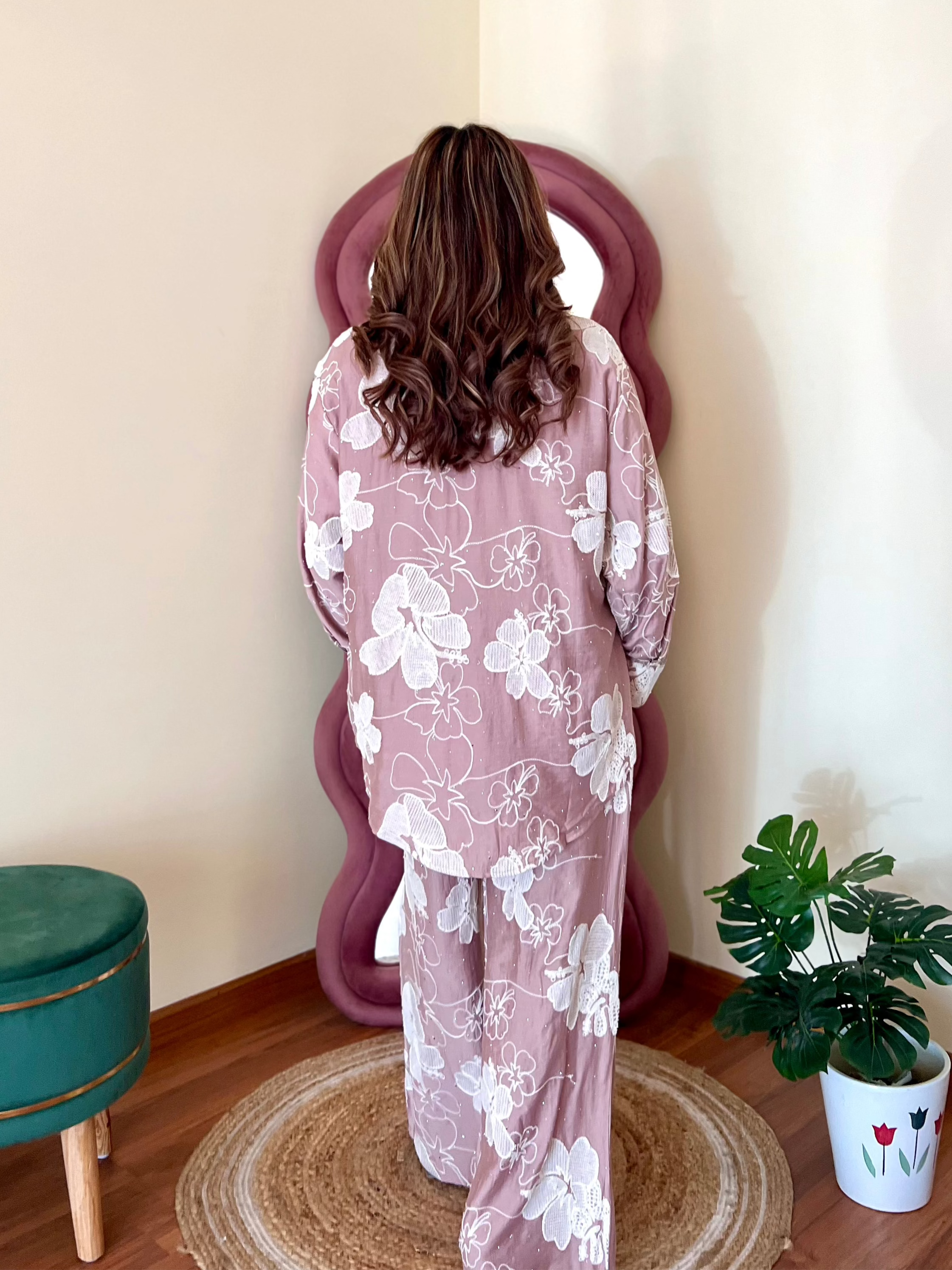 CUPCAKE EMBROIDERED COORD