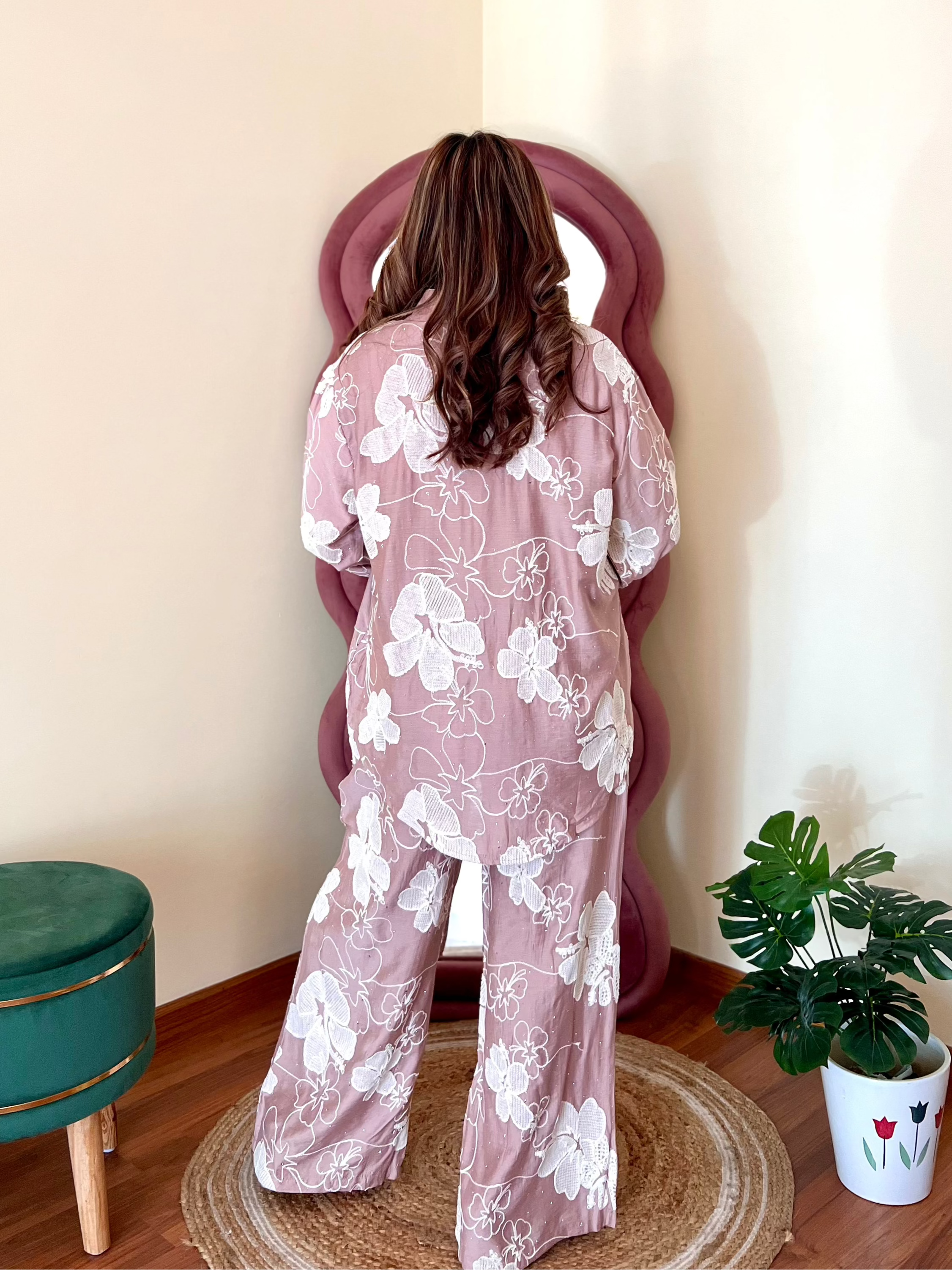 CUPCAKE EMBROIDERED COORD