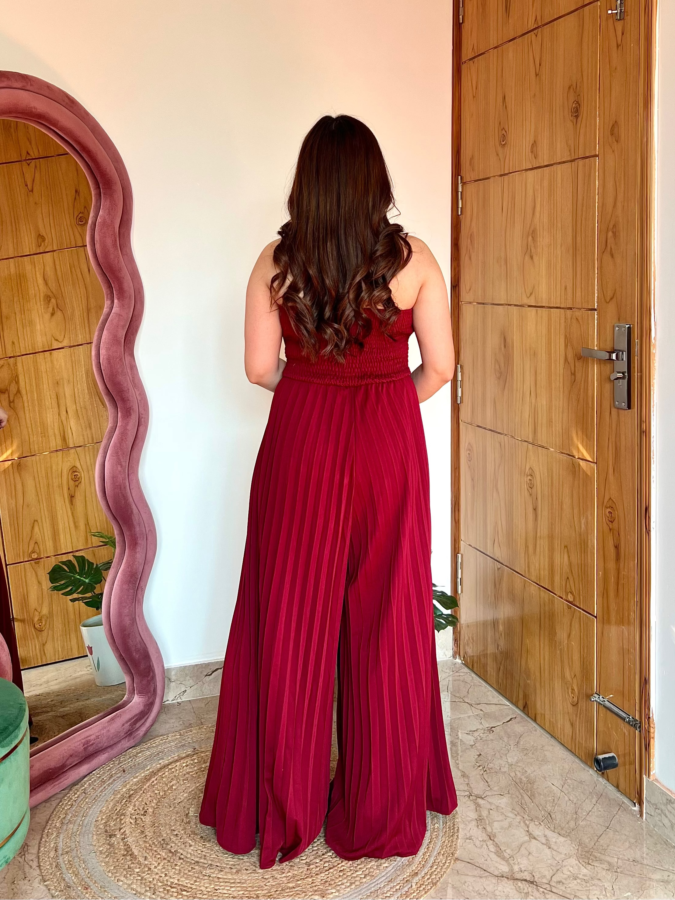 DIMARI PLEATED JUMPSUIT