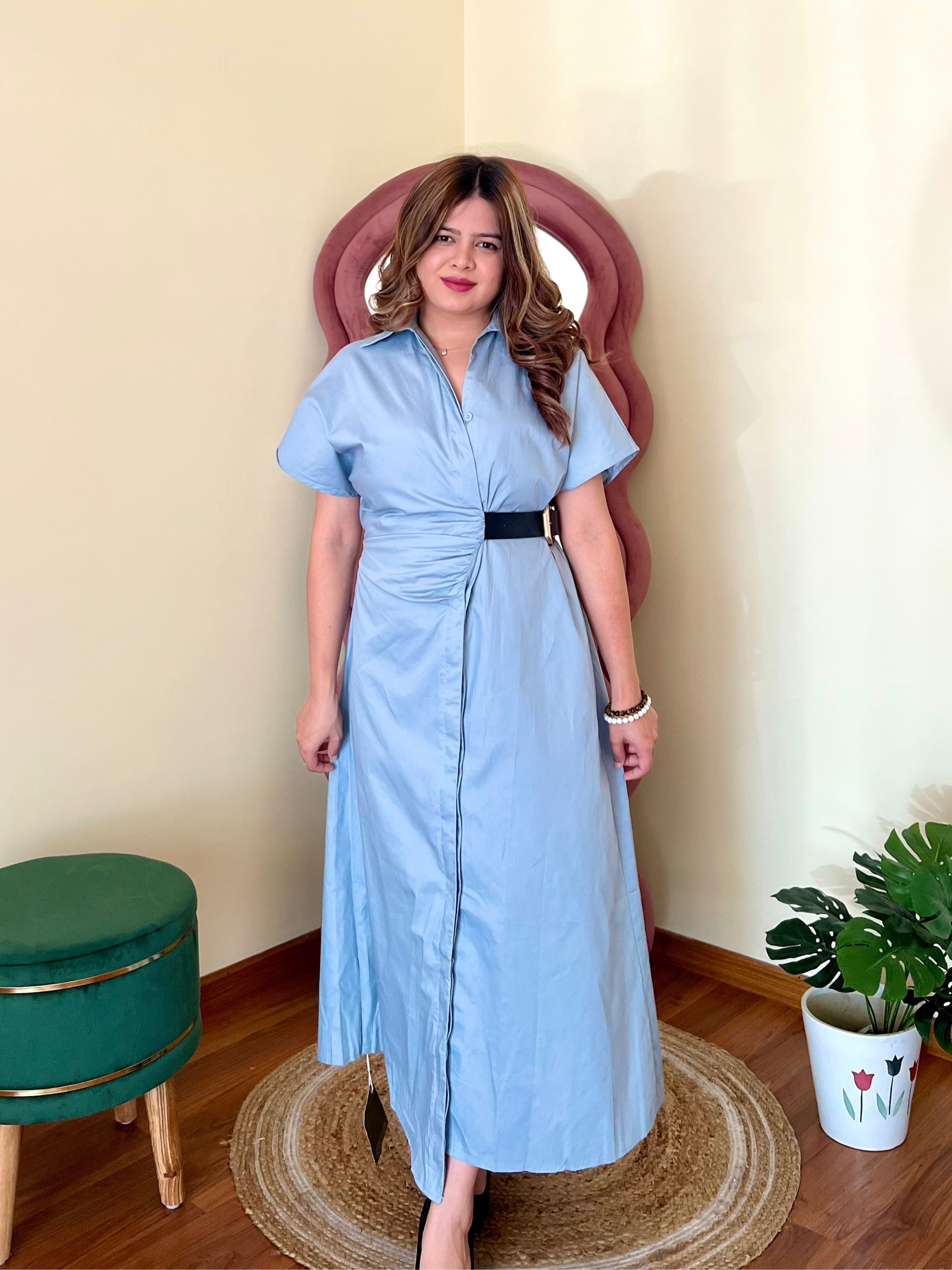 RIZZ BELTED DRESS