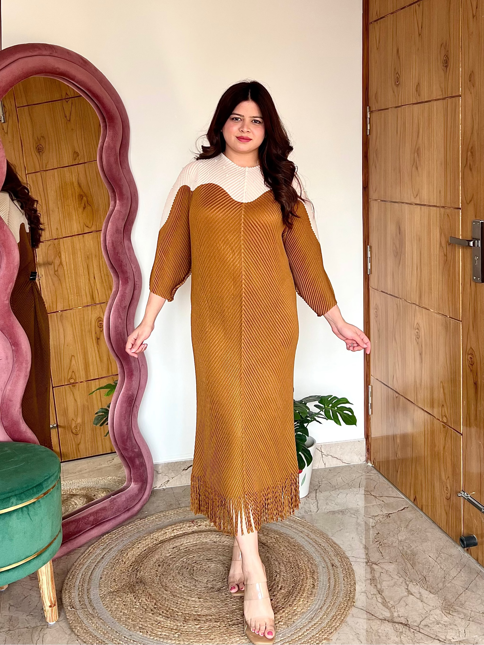 RUTH PLEATED DRESS