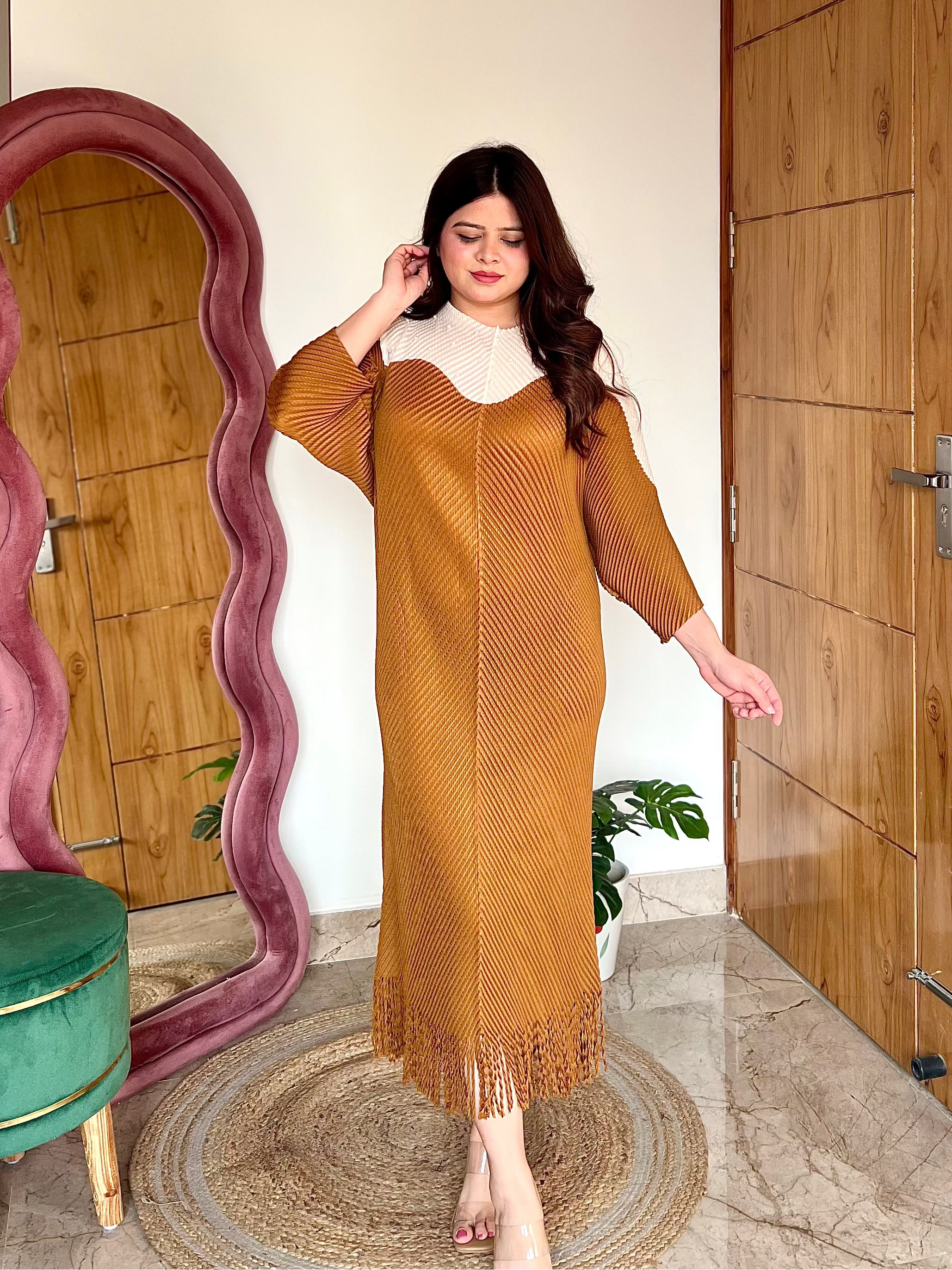 RUTH PLEATED DRESS