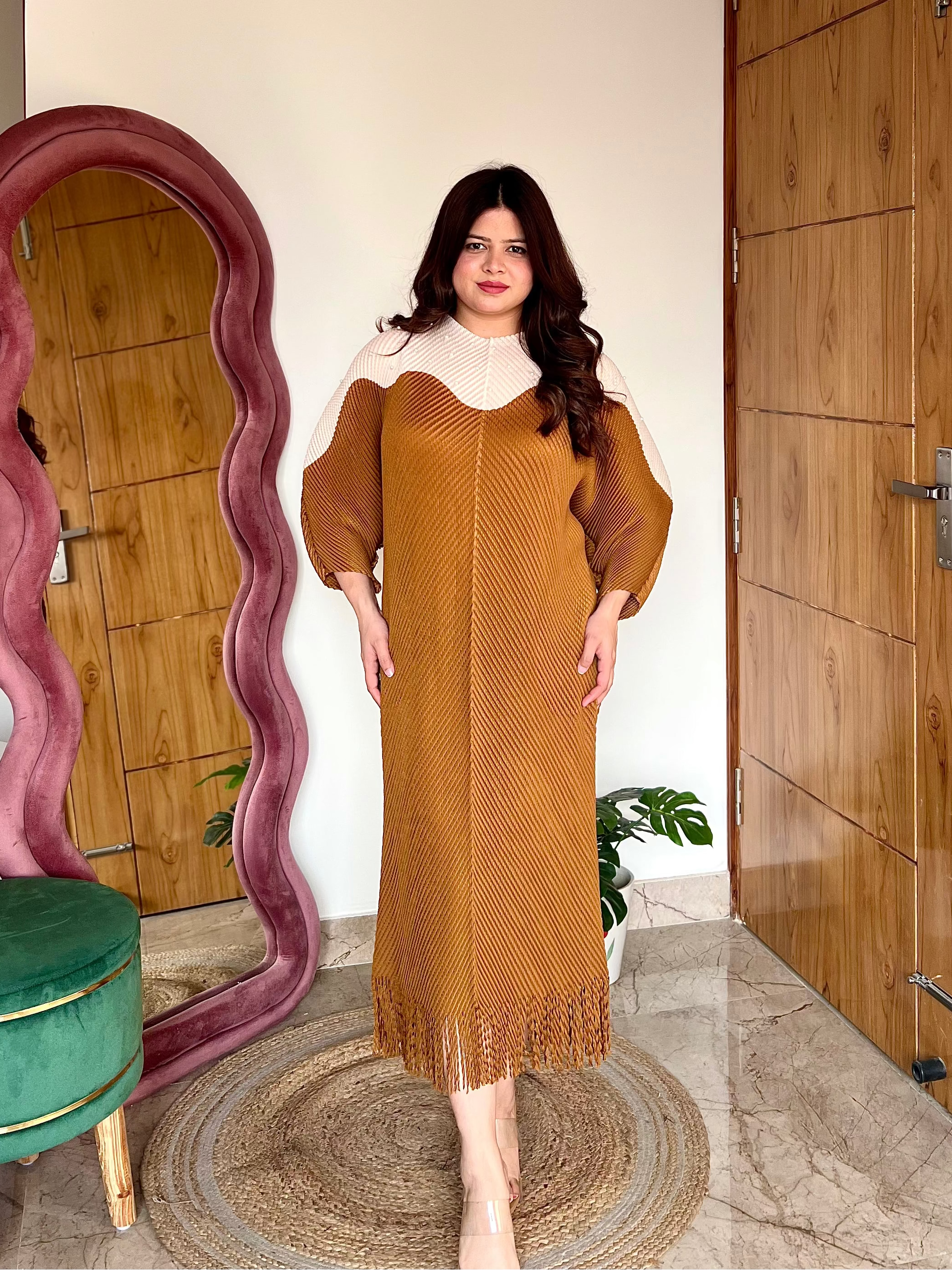 RUTH PLEATED DRESS