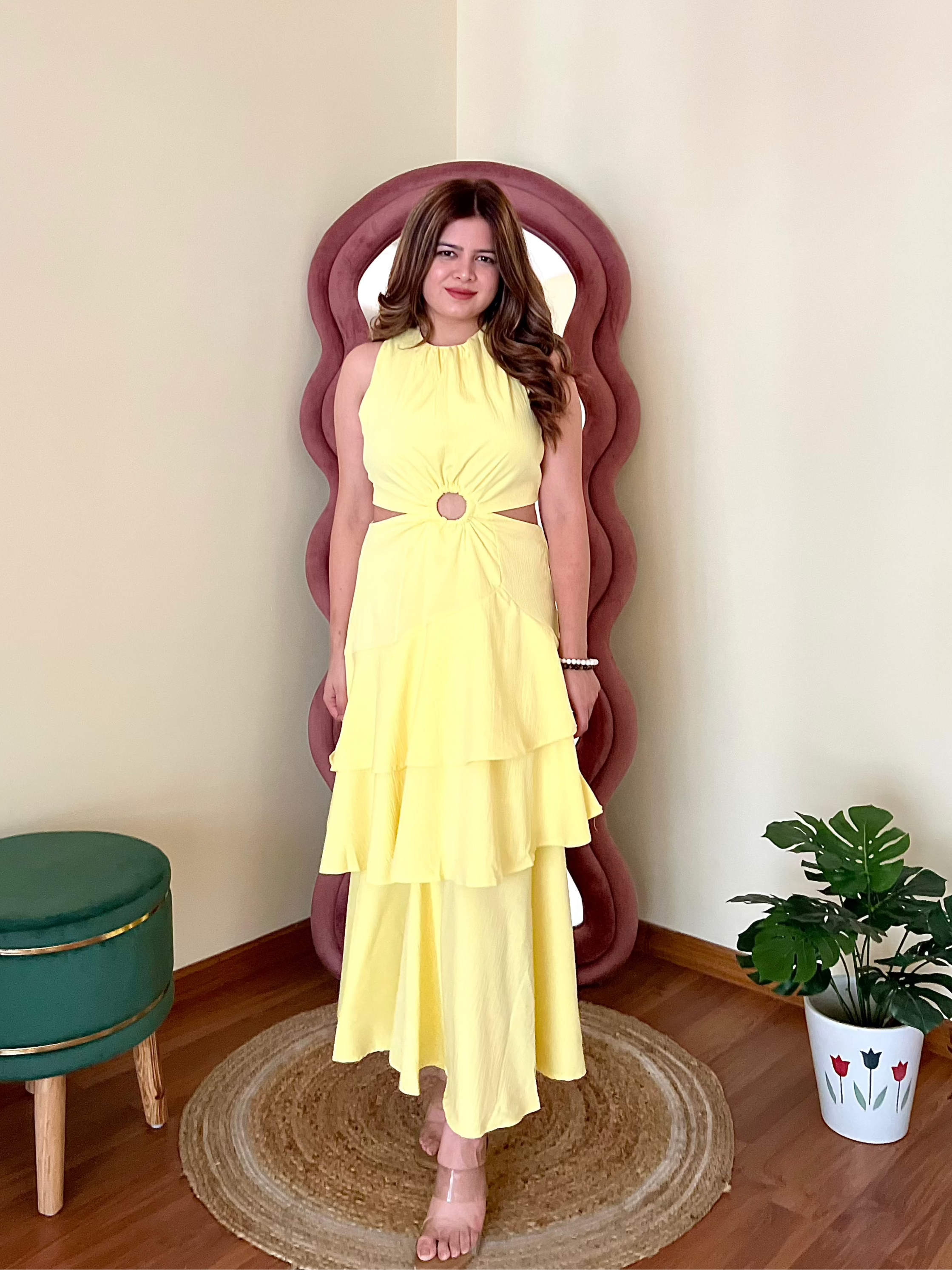 DAPHNE RUFFLE DRESS