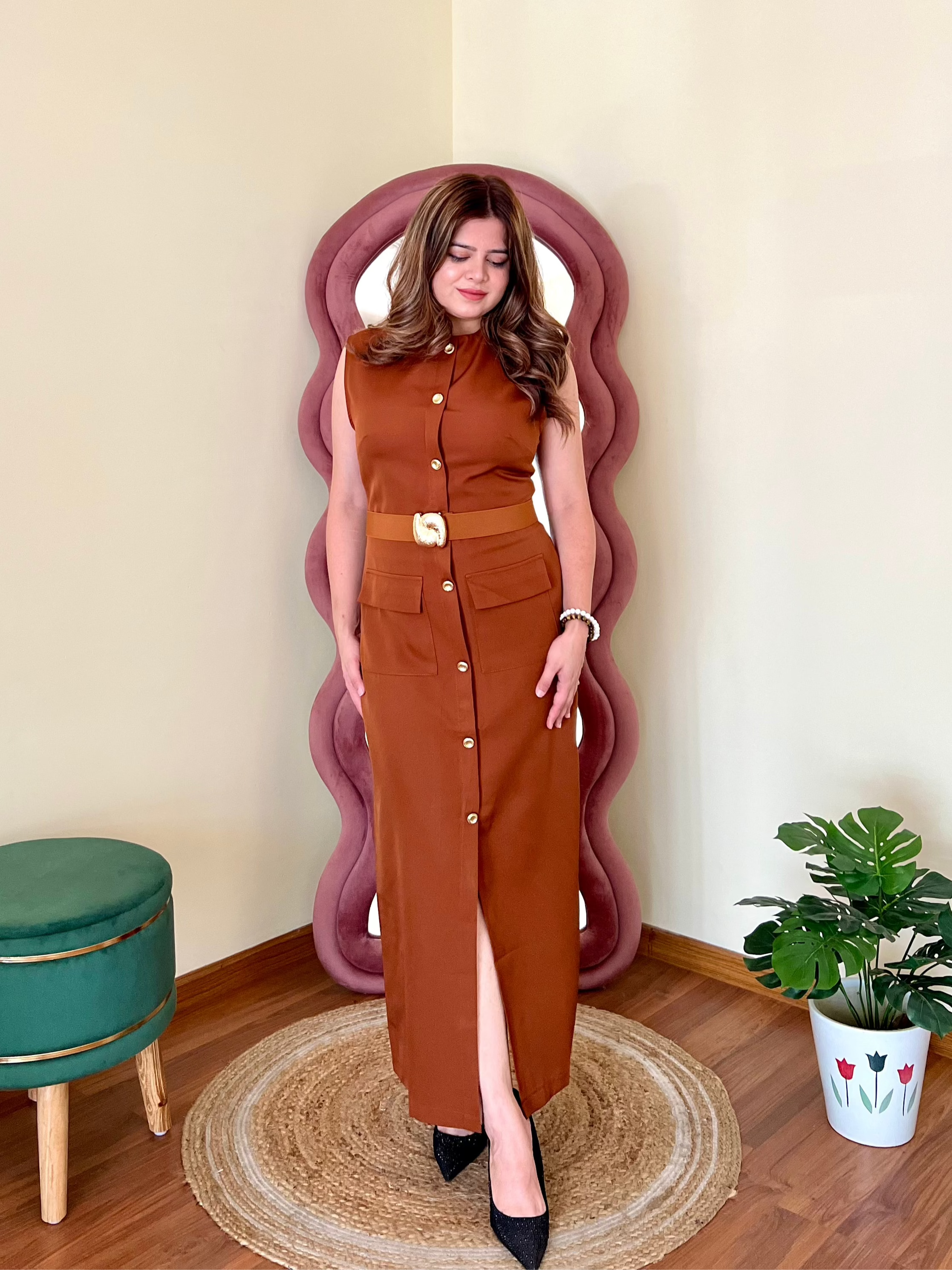 VELAR MIDI DRESS